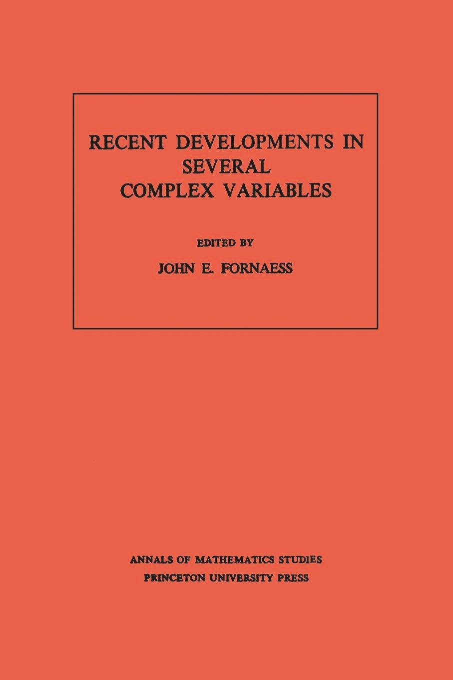 Recent Developments in Several Complex Variables