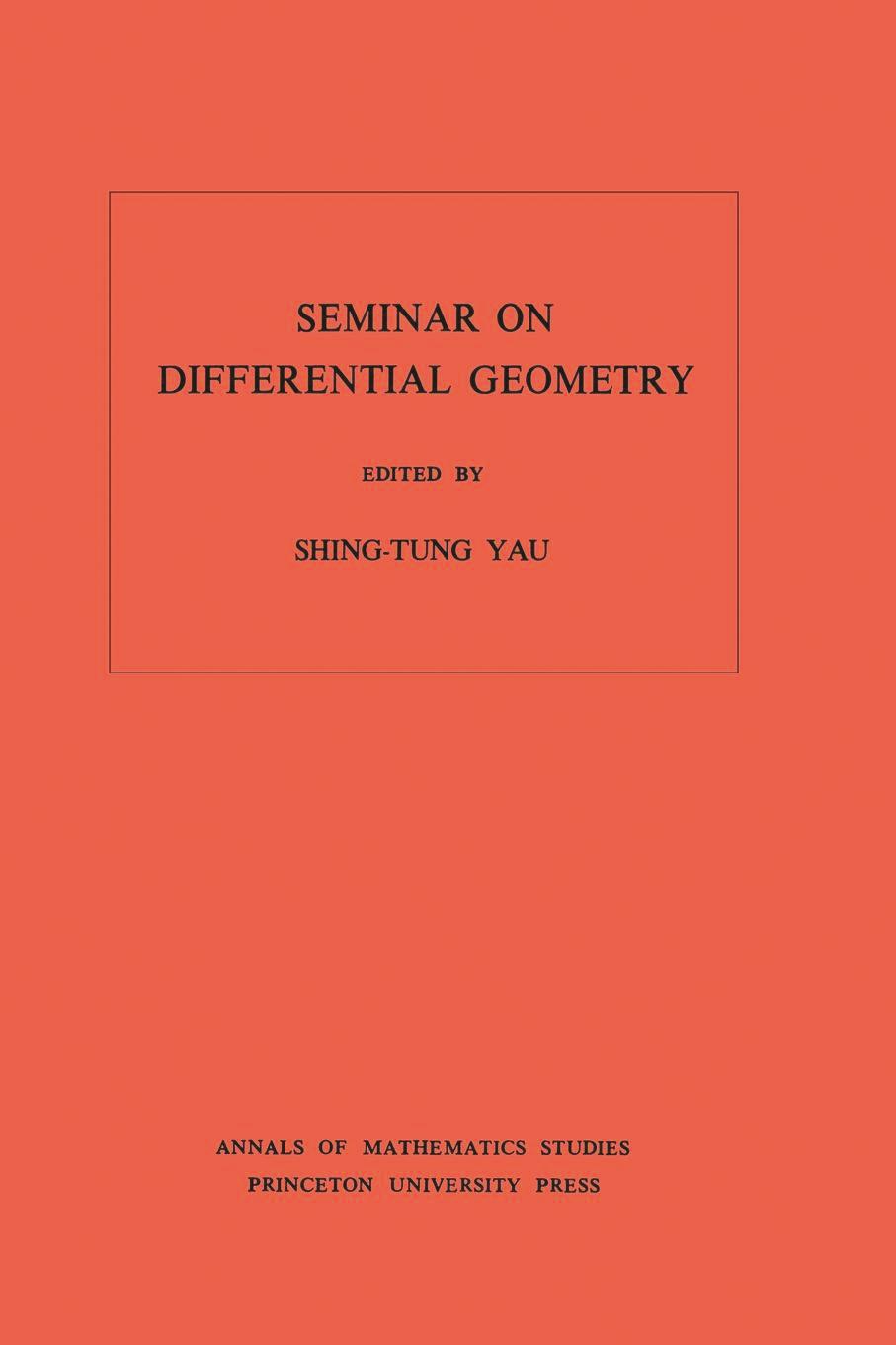 Seminar on Differential Geometry