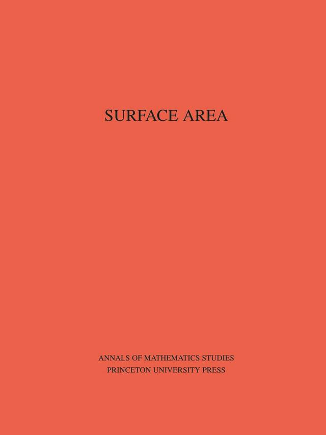 Surface Area by Lamberto Cesari