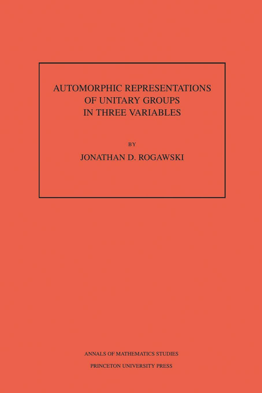 Automorphic Representation of Unitary Groups in Three Variables