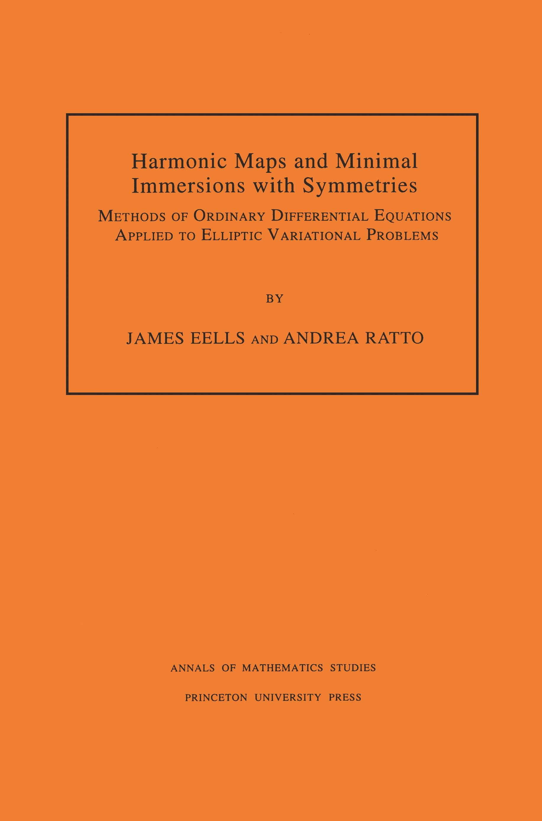 Harmonic Maps and Minimal Immersions with Symmetries