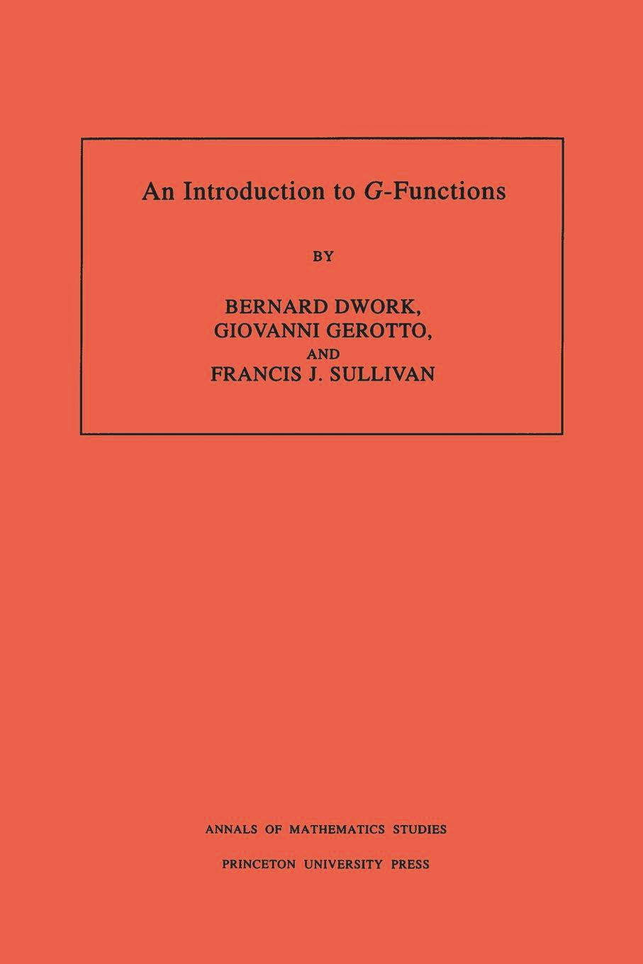 An Introduction to G-Functions