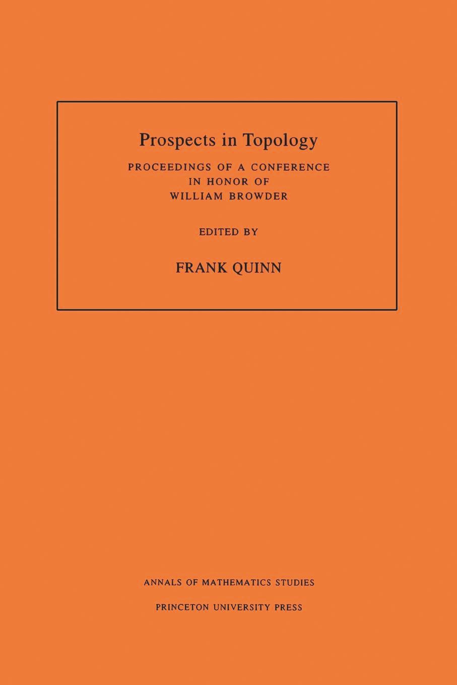 Prospects in Topology