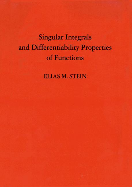 Singular Integrals and Differentiability Properties of Functions