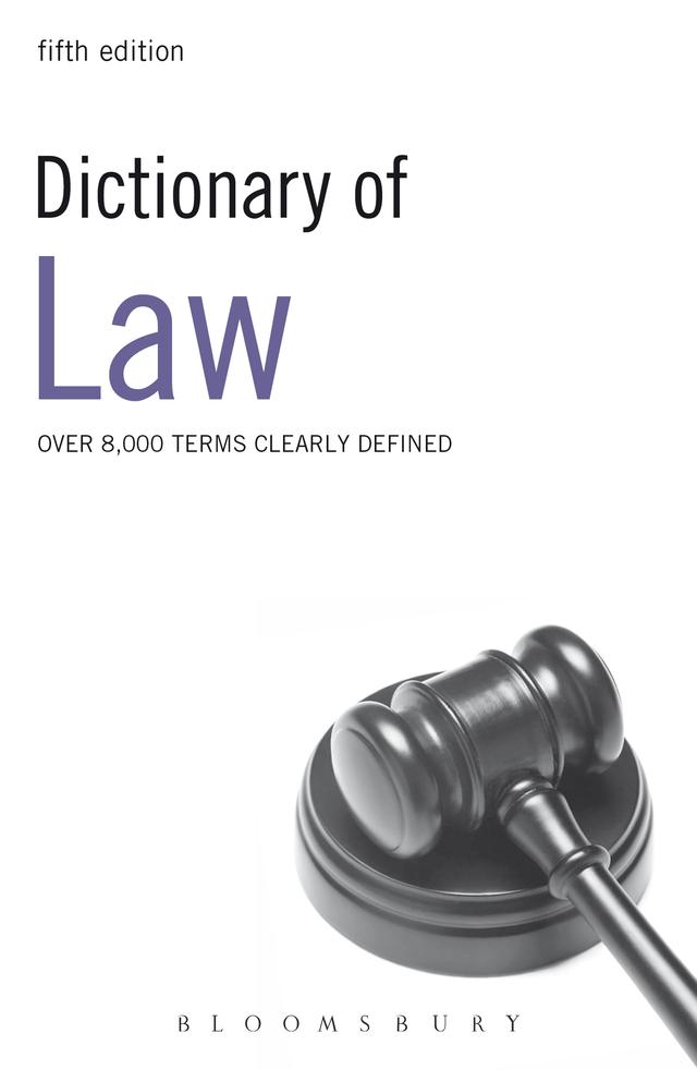 Dictionary of Law by Bloomsbury Publishing