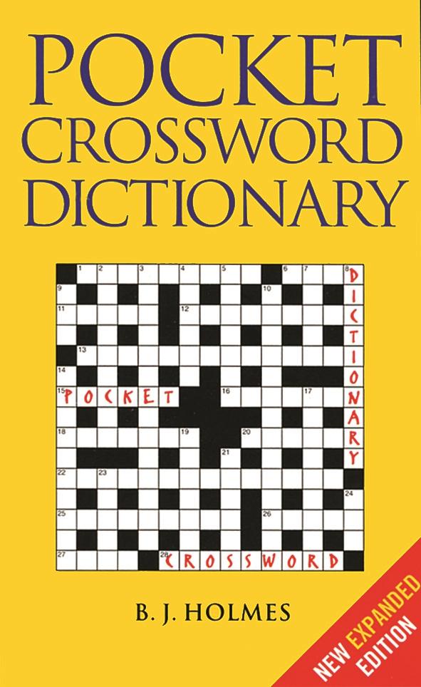 Pocket Crossword Dictionary by B. J. Holmes