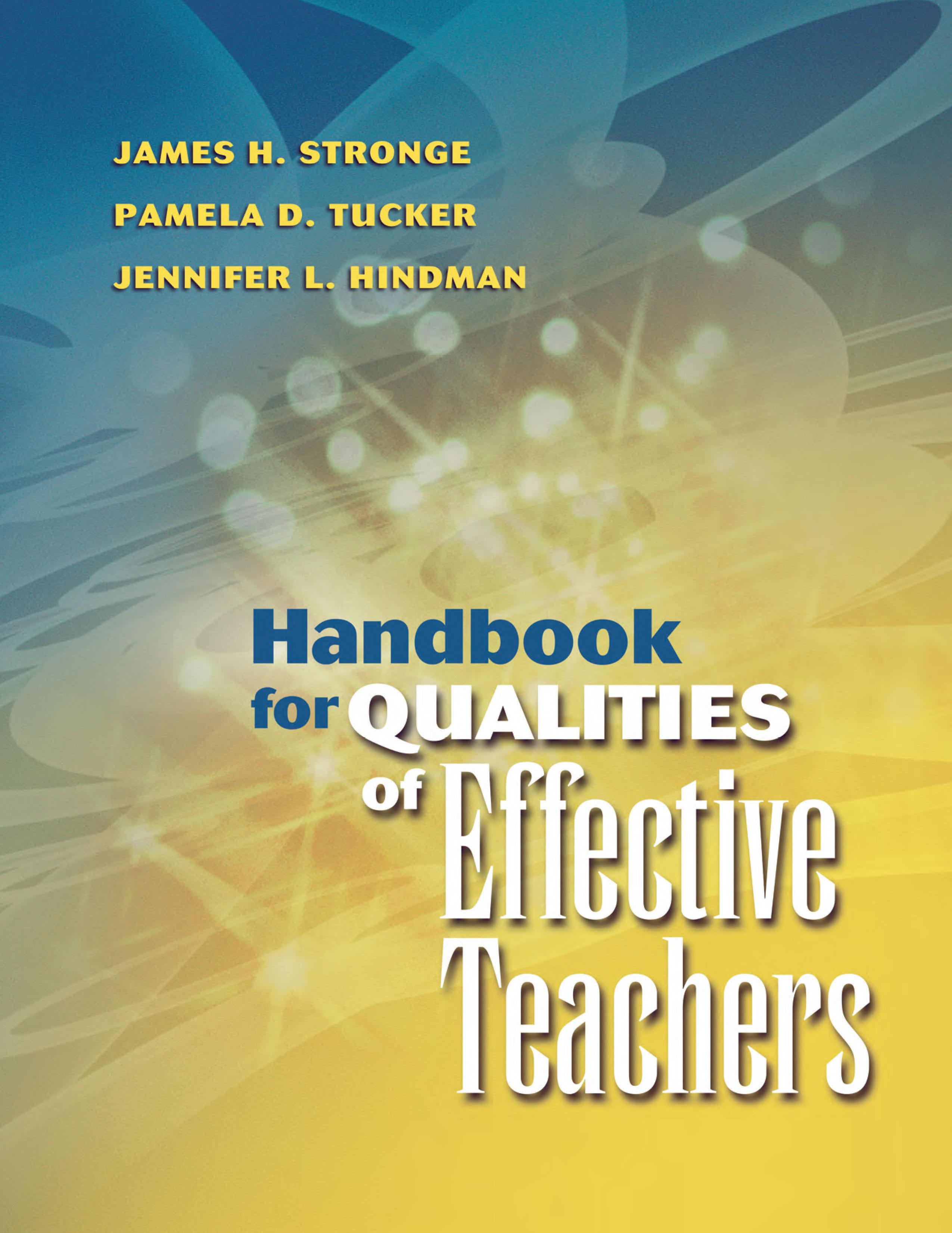 Handbook for Qualities of Effective Teachers