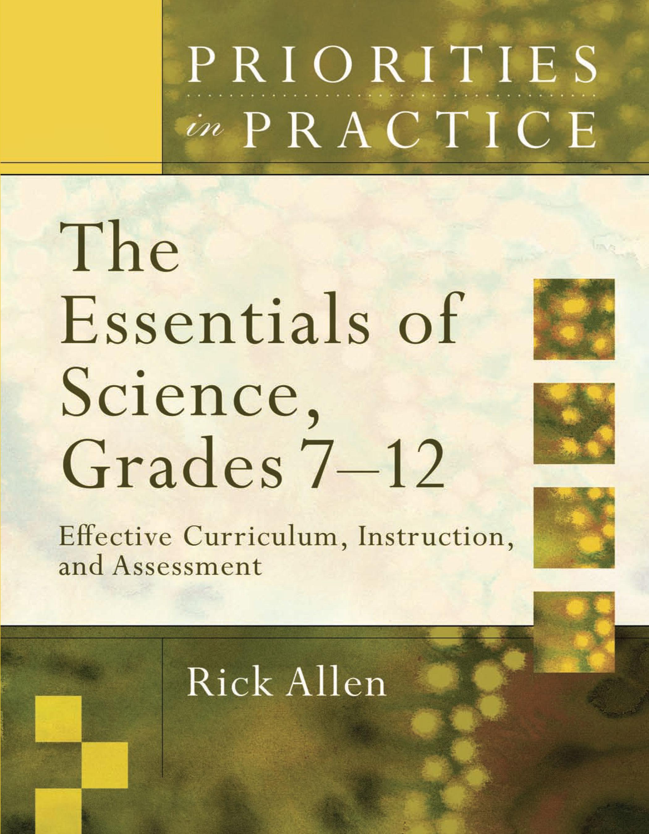 The Essentials of Science, Grades 7-12