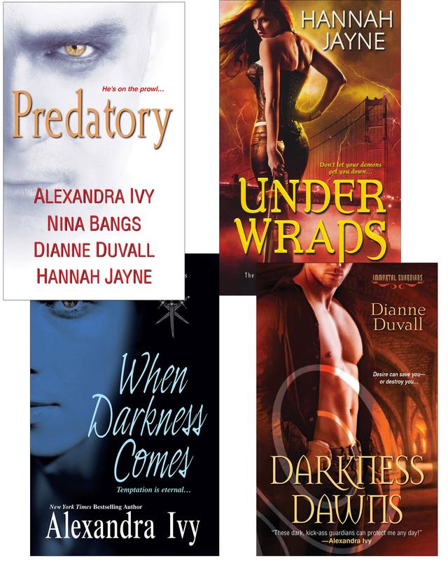 Predatory Paranormal Bundle: When Darkness Comes, Darkness Dawns, Under Wraps & Predatory by Alexandra Ivy, Dianne Duvall, Hannah Jayne, Nina Bangs