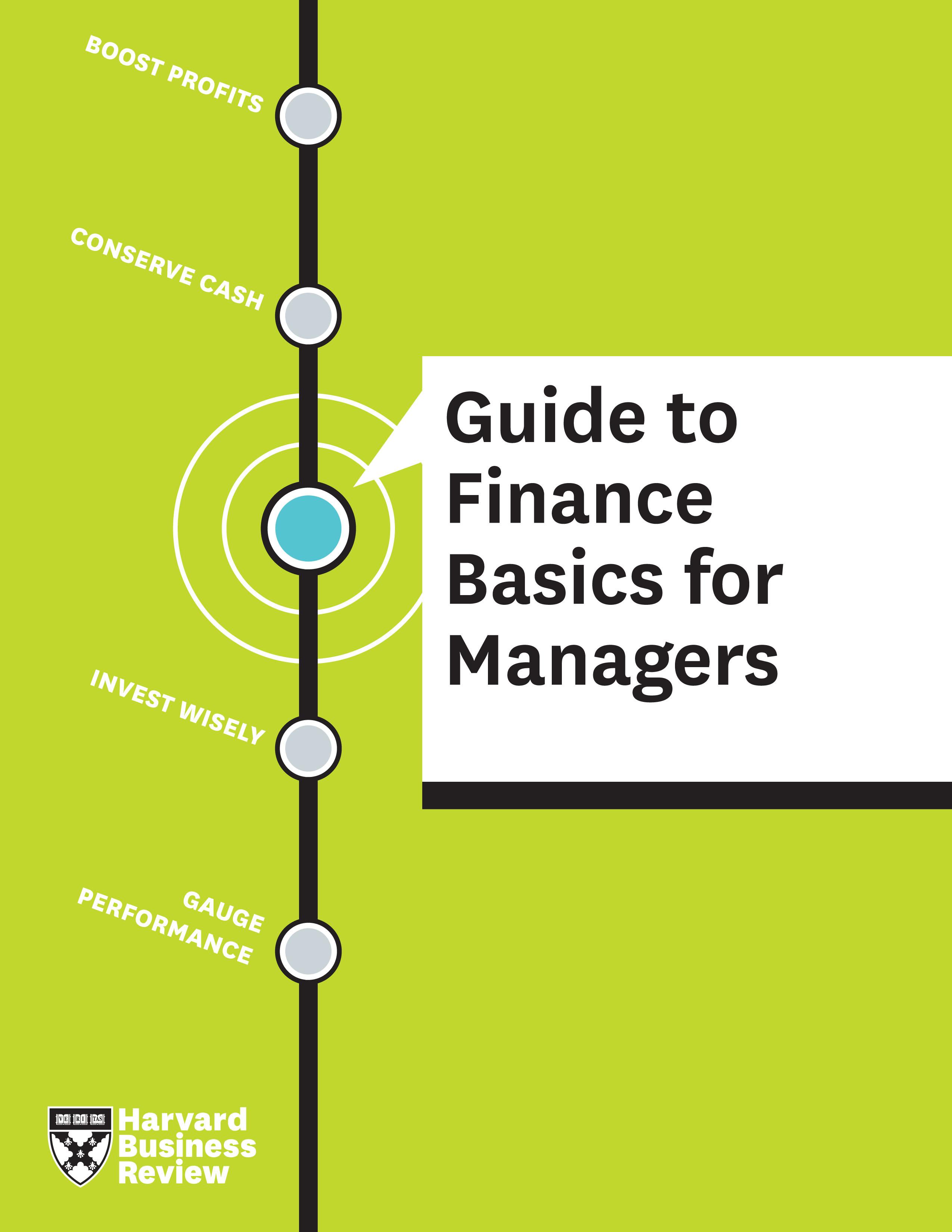 HBR Guide to Finance Basics for Managers