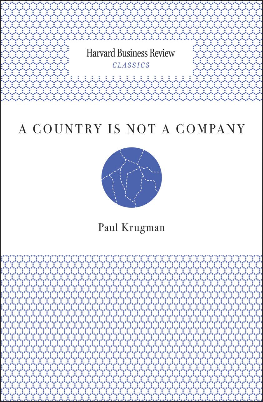 A Country Is Not a Company