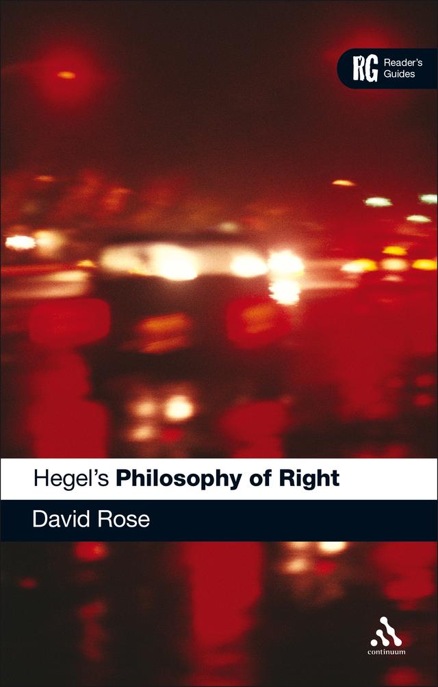 Hegel's 'Philosophy of Right' by David Edward Rose