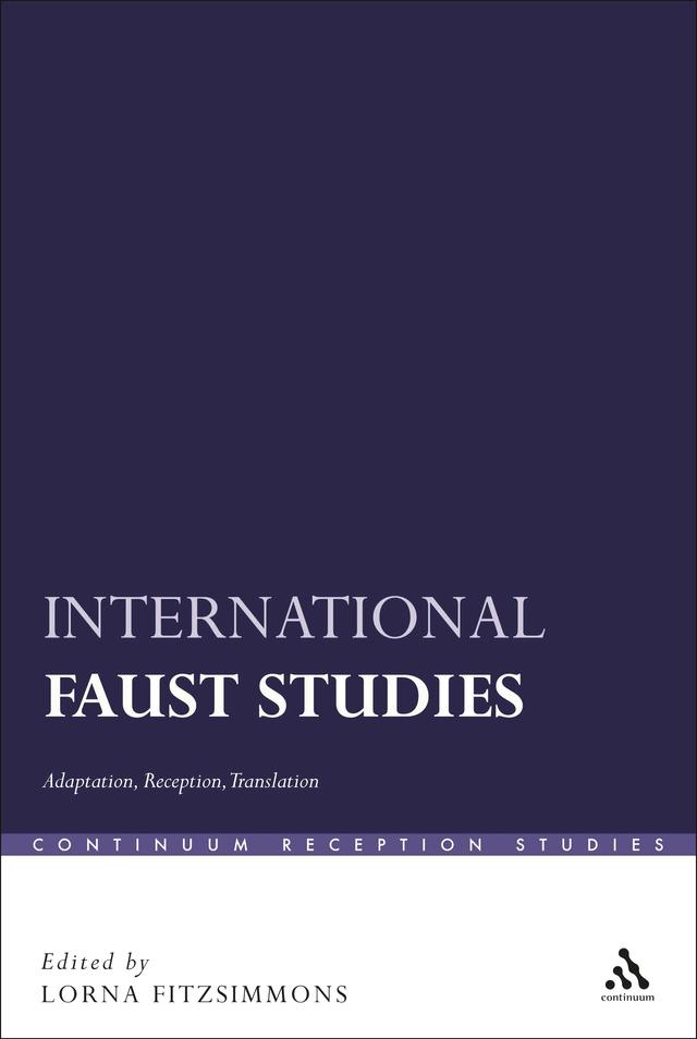 International Faust Studies by Lorna Fitzsimmons