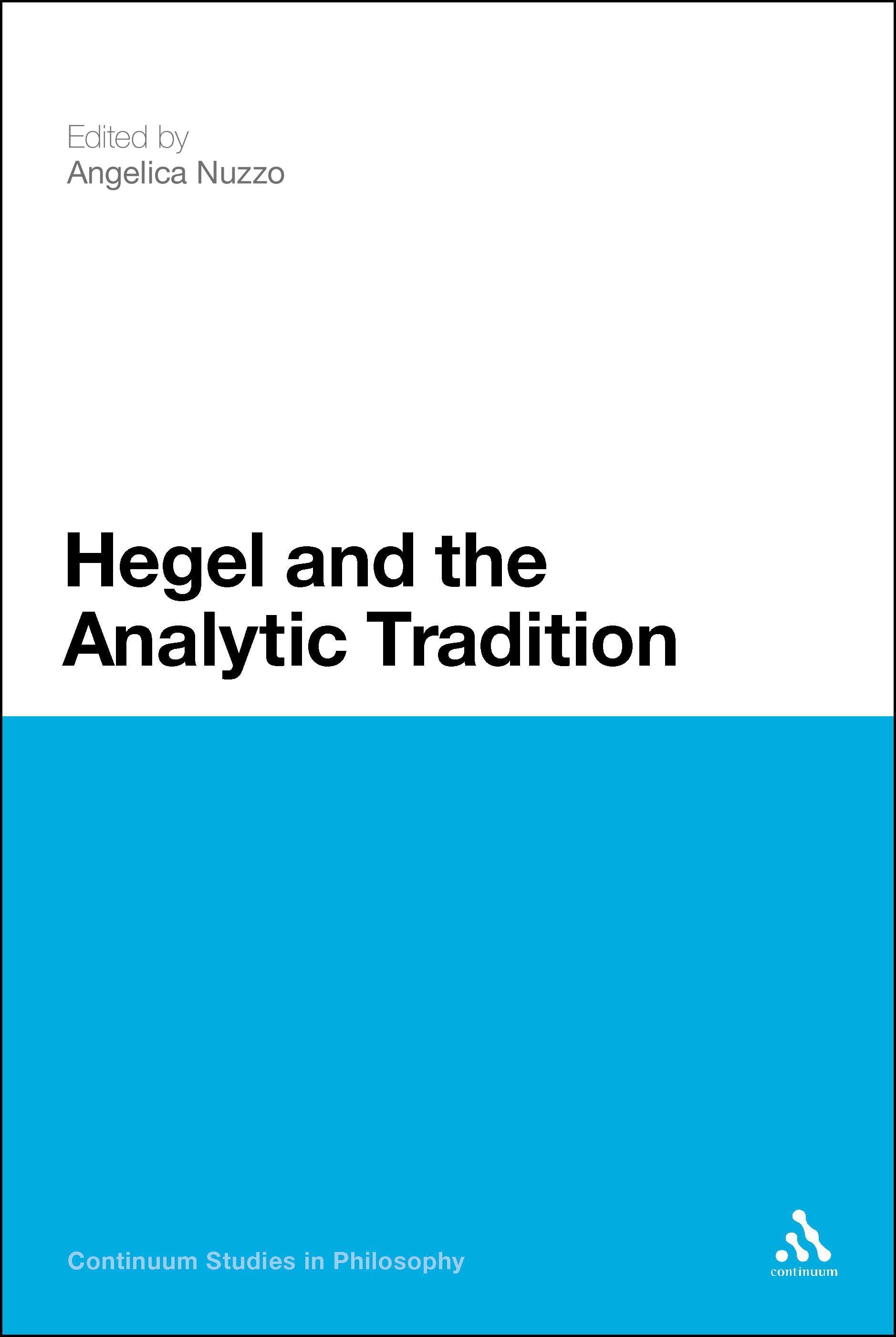 Hegel and the Analytic Tradition