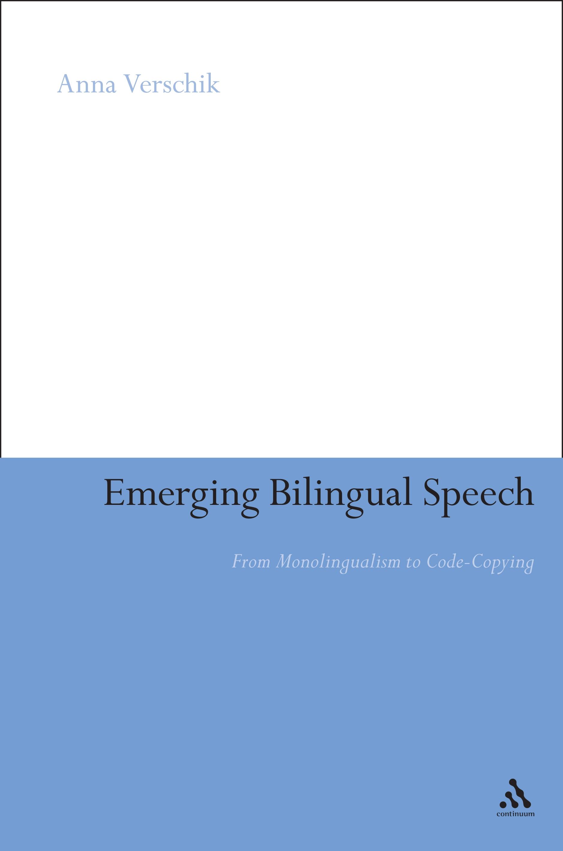 Emerging Bilingual Speech