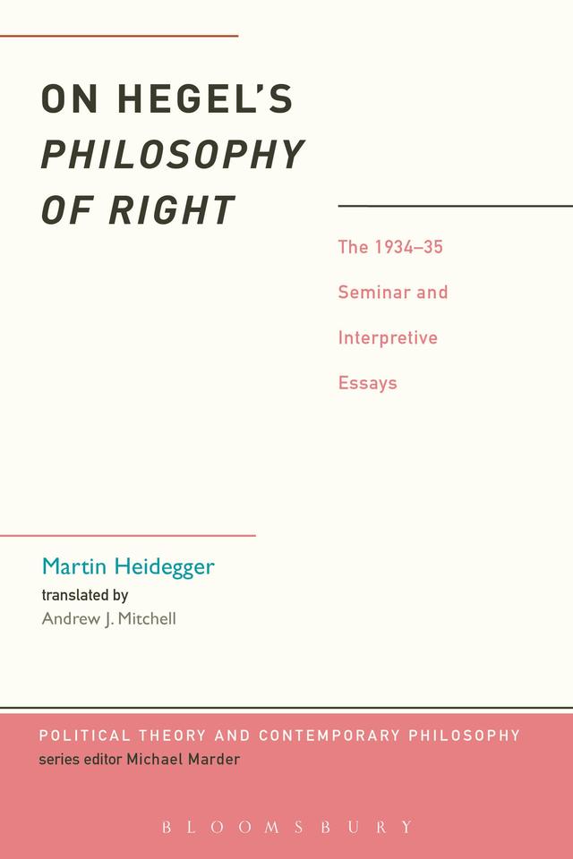 Hegel's Philosophy of Right by David James