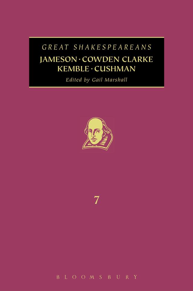 Jameson, Cowden Clarke, Kemble, Cushman by Gail Marshall