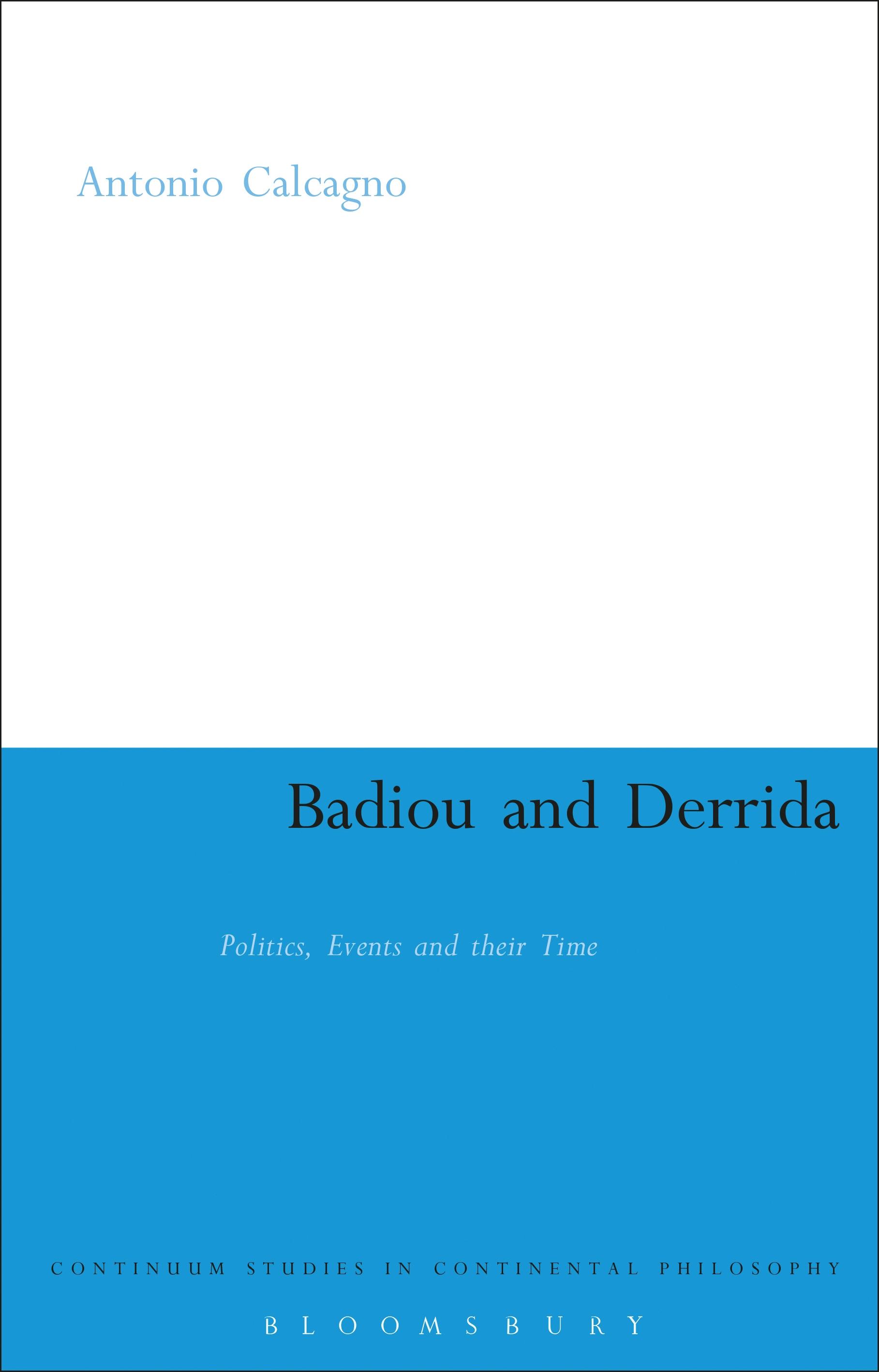 Badiou and Derrida