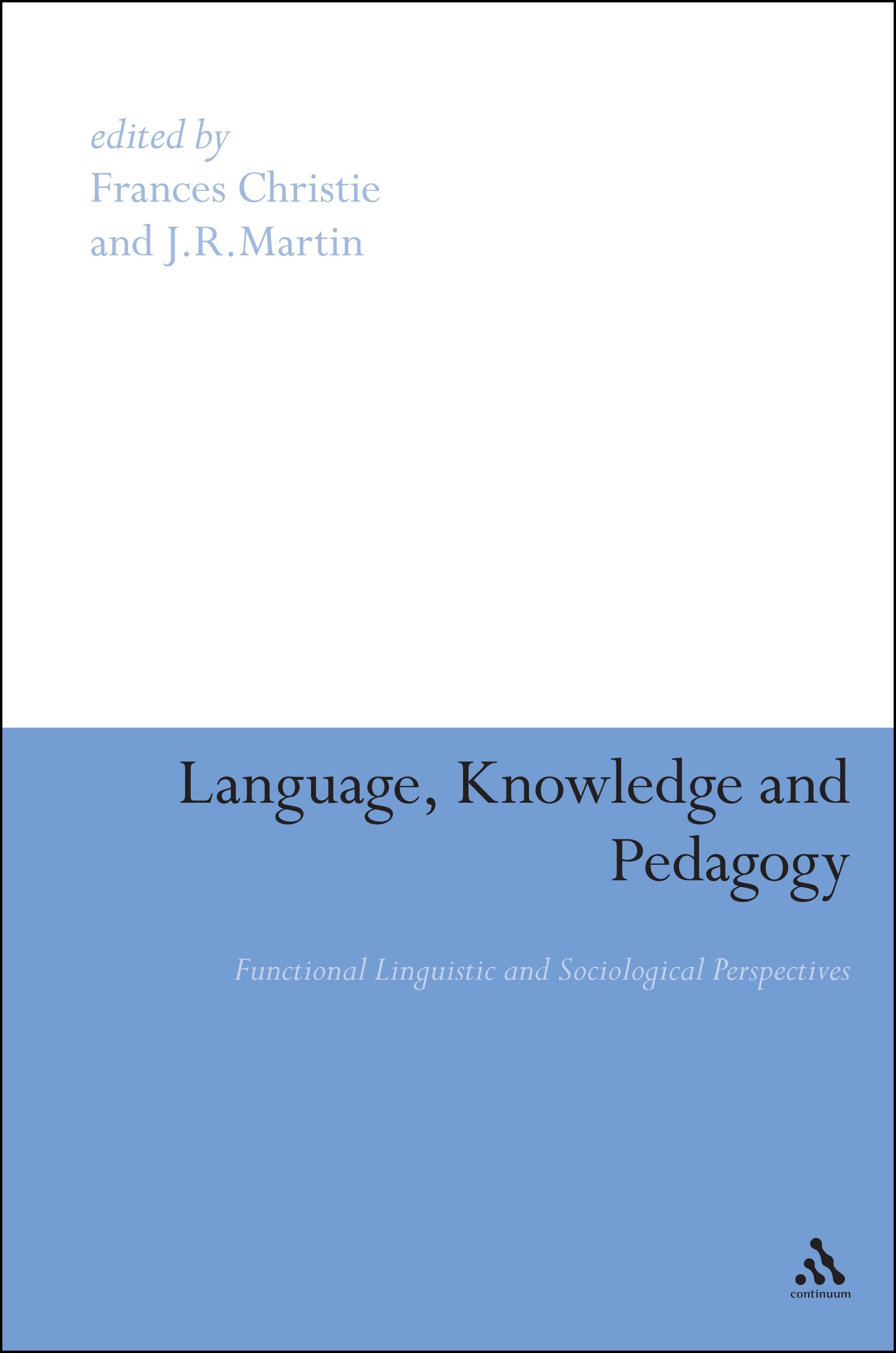Language, Knowledge and Pedagogy