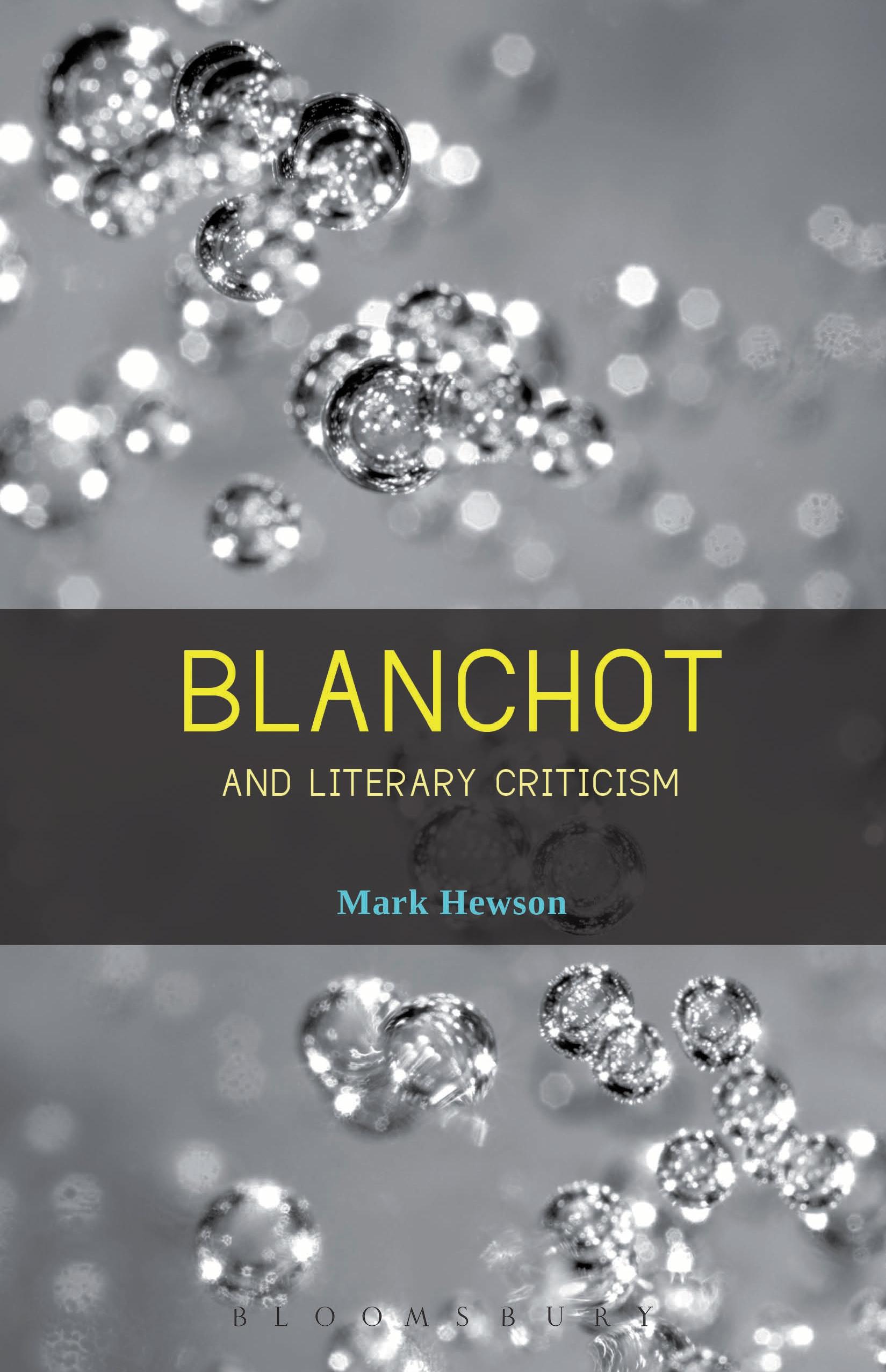 Blanchot and Literary Criticism