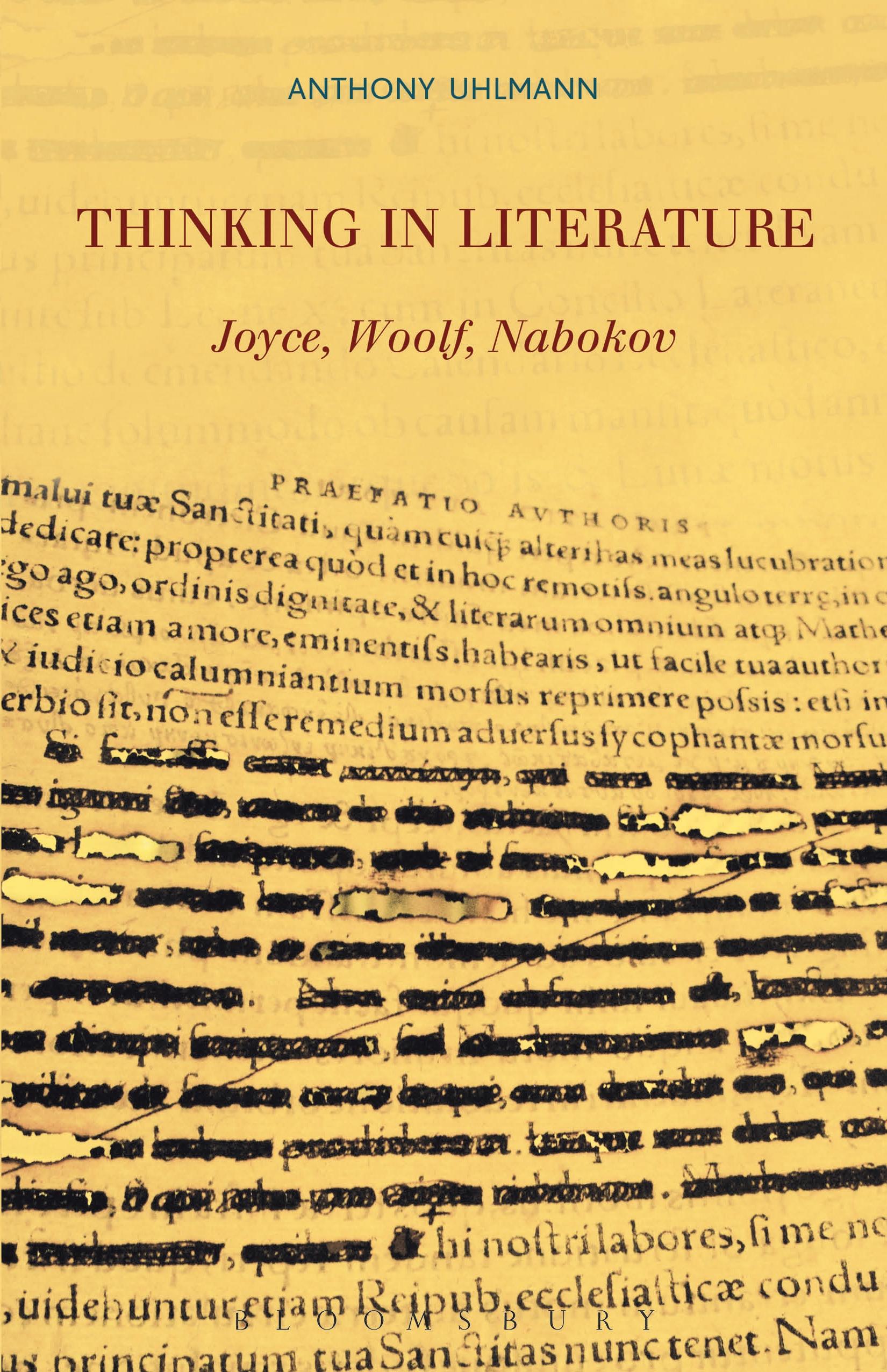 Thinking in Literature: Joyce, Woolf, Nabokov