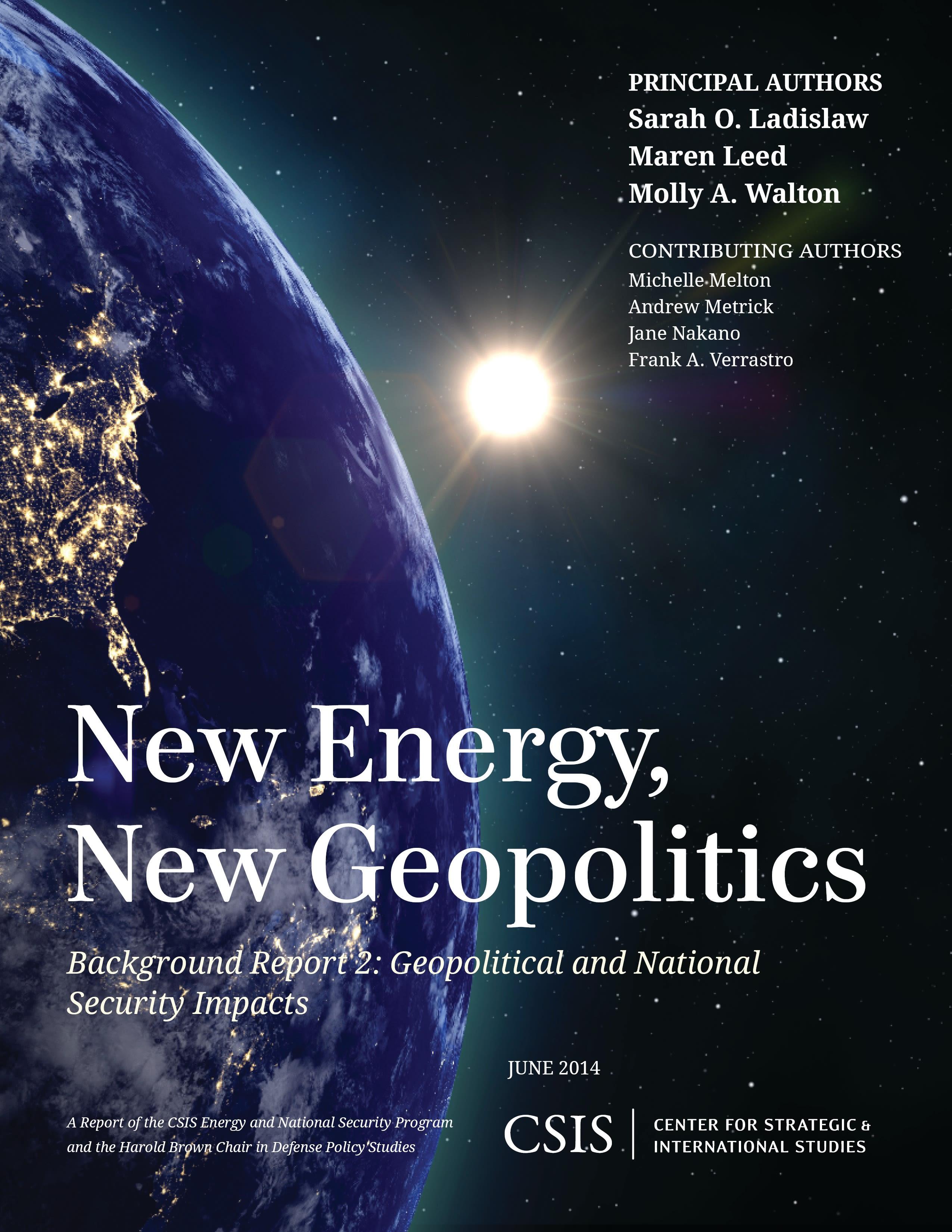 New Energy, New Geopolitics