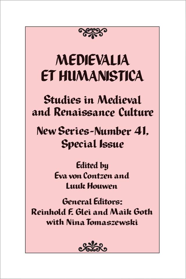 Medievalia et Humanistica, No. 41 by 