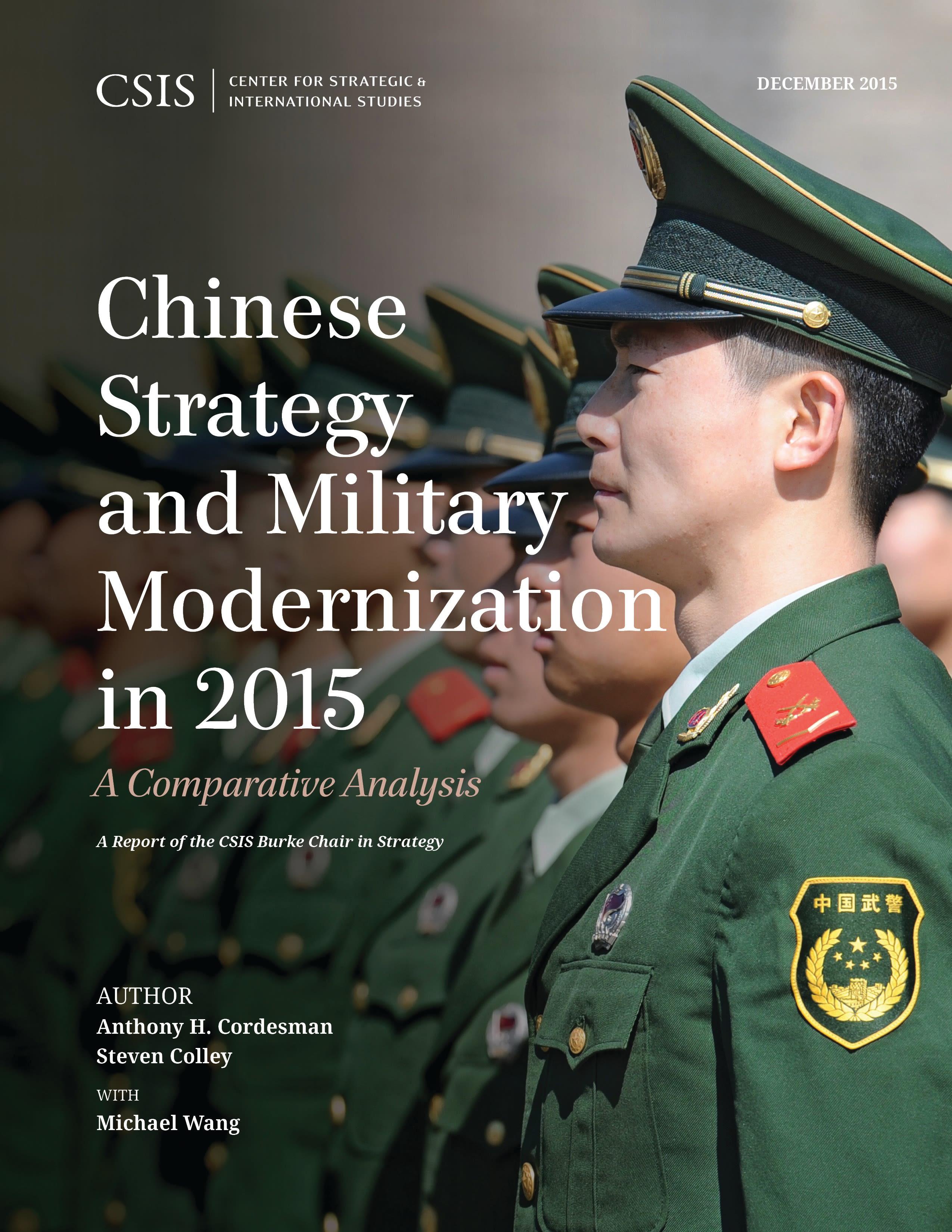 Chinese Strategy and Military Modernization in 2015