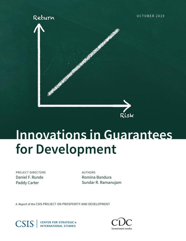 Innovations in Guarantees for Development by Romina Bandura, Sundar R. Ramanujam