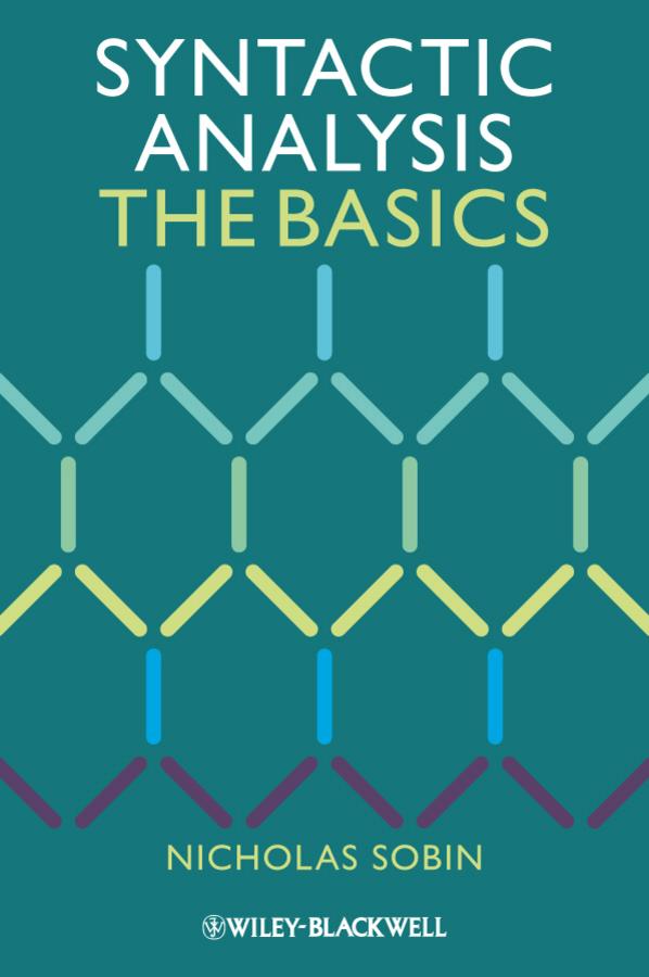 Syntactic Analysis by Nicholas Sobin