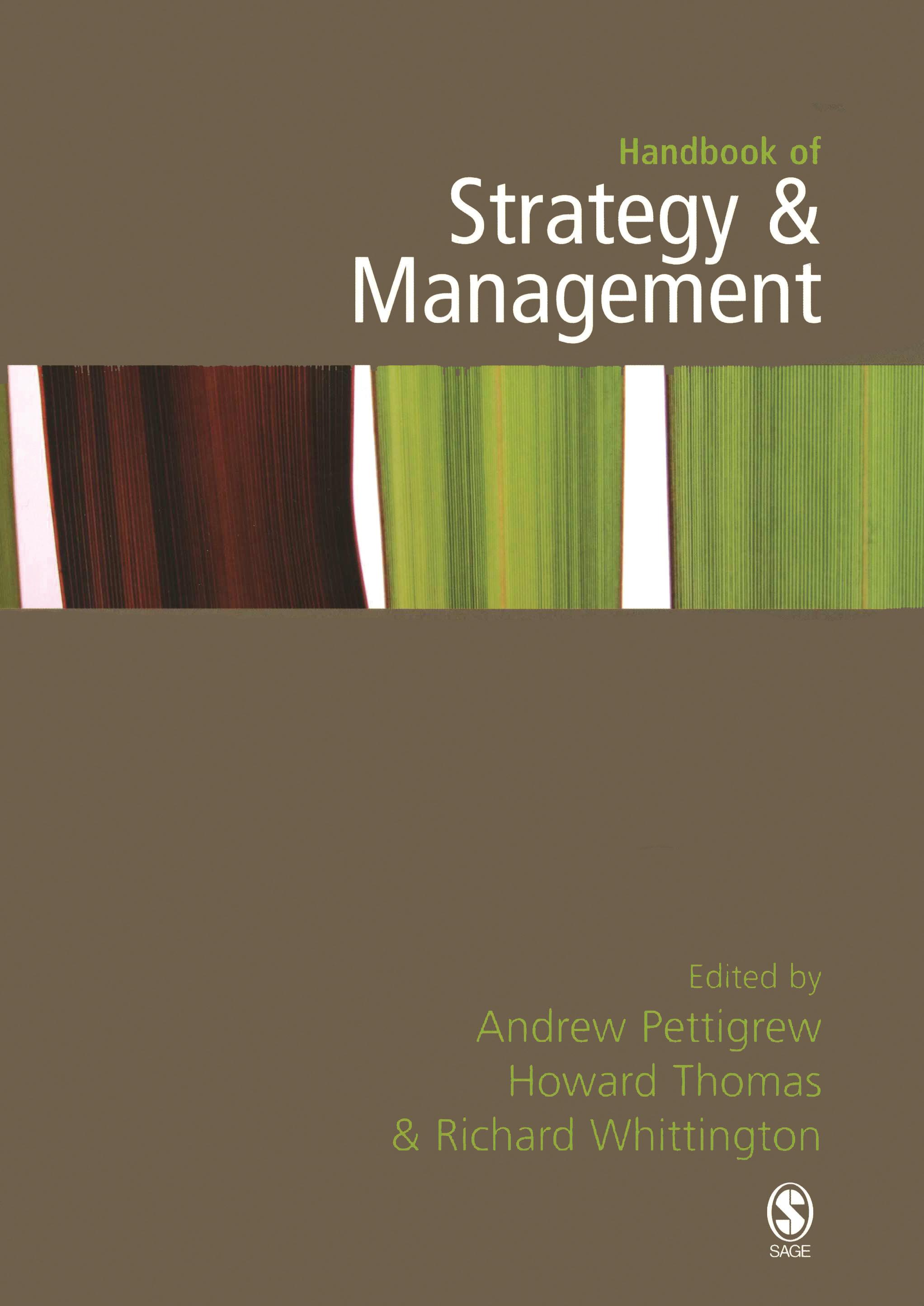Handbook of Strategy and Management
