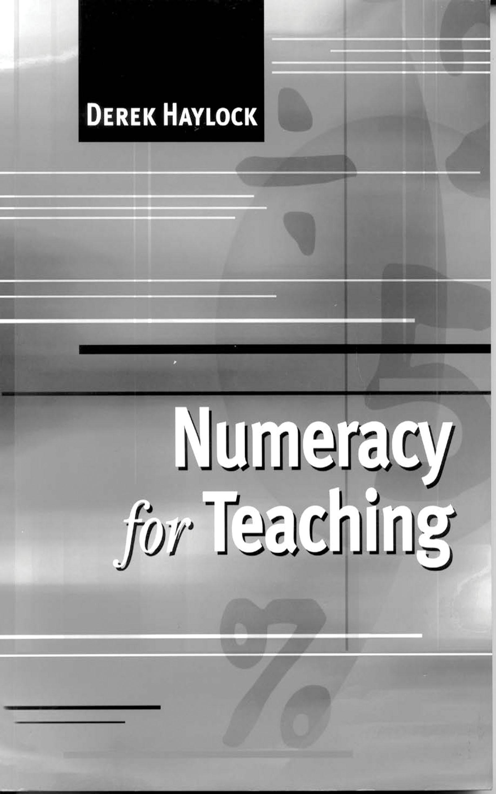 Numeracy for Teaching