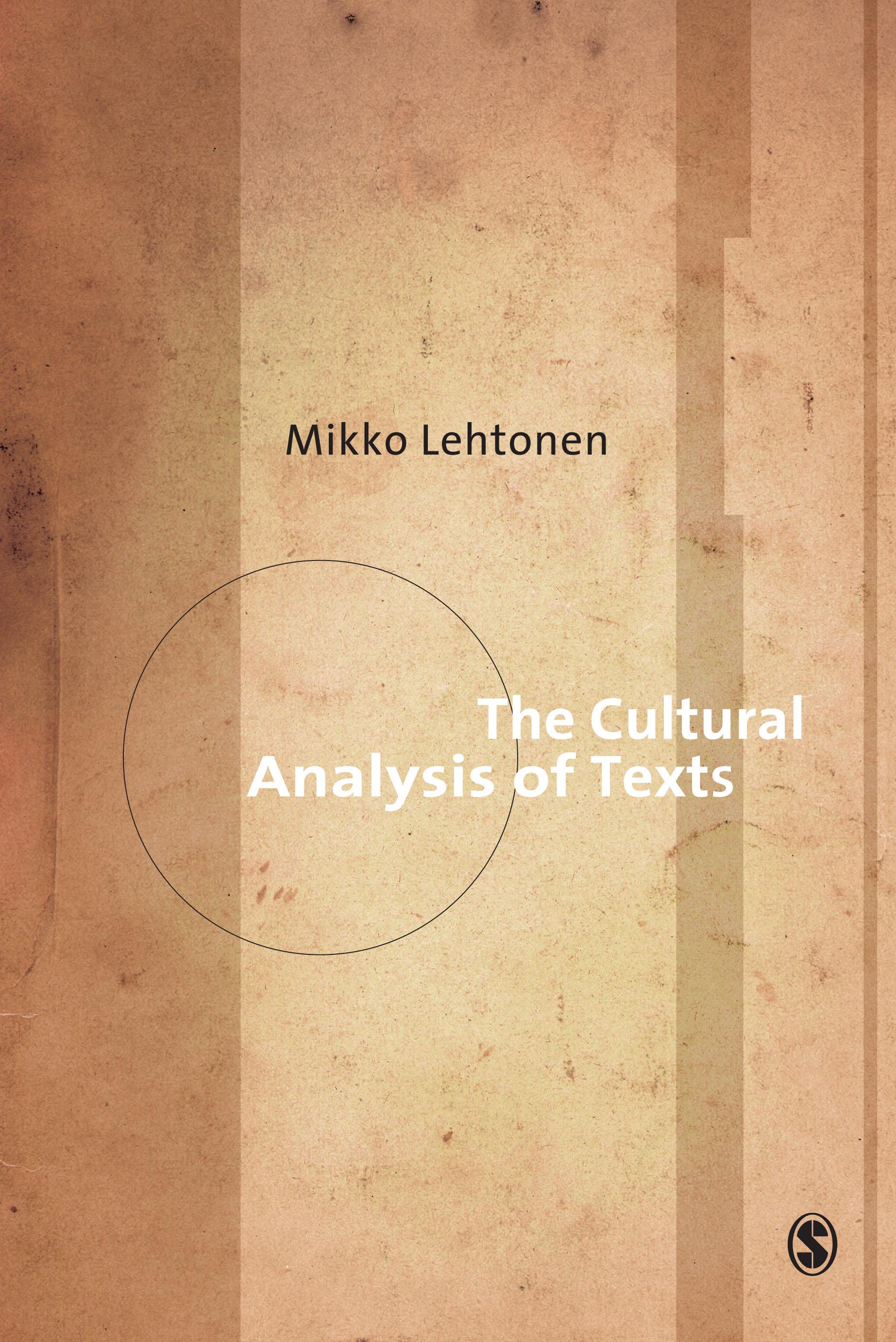 The Cultural Analysis of Texts