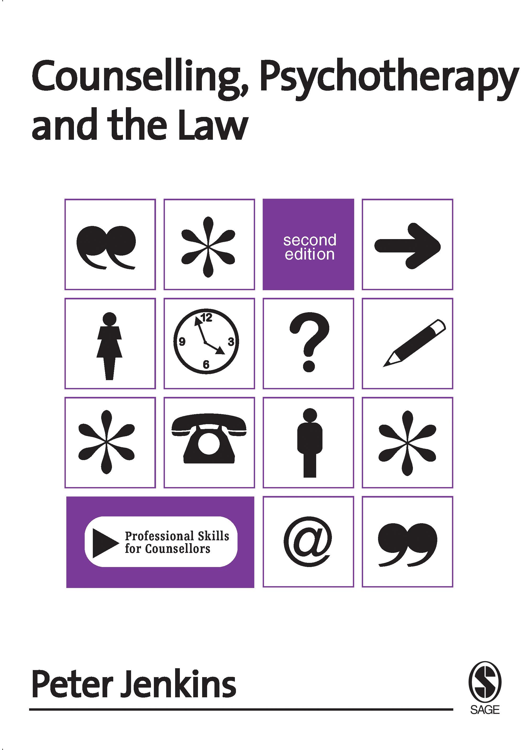 Counselling, Psychotherapy and the Law