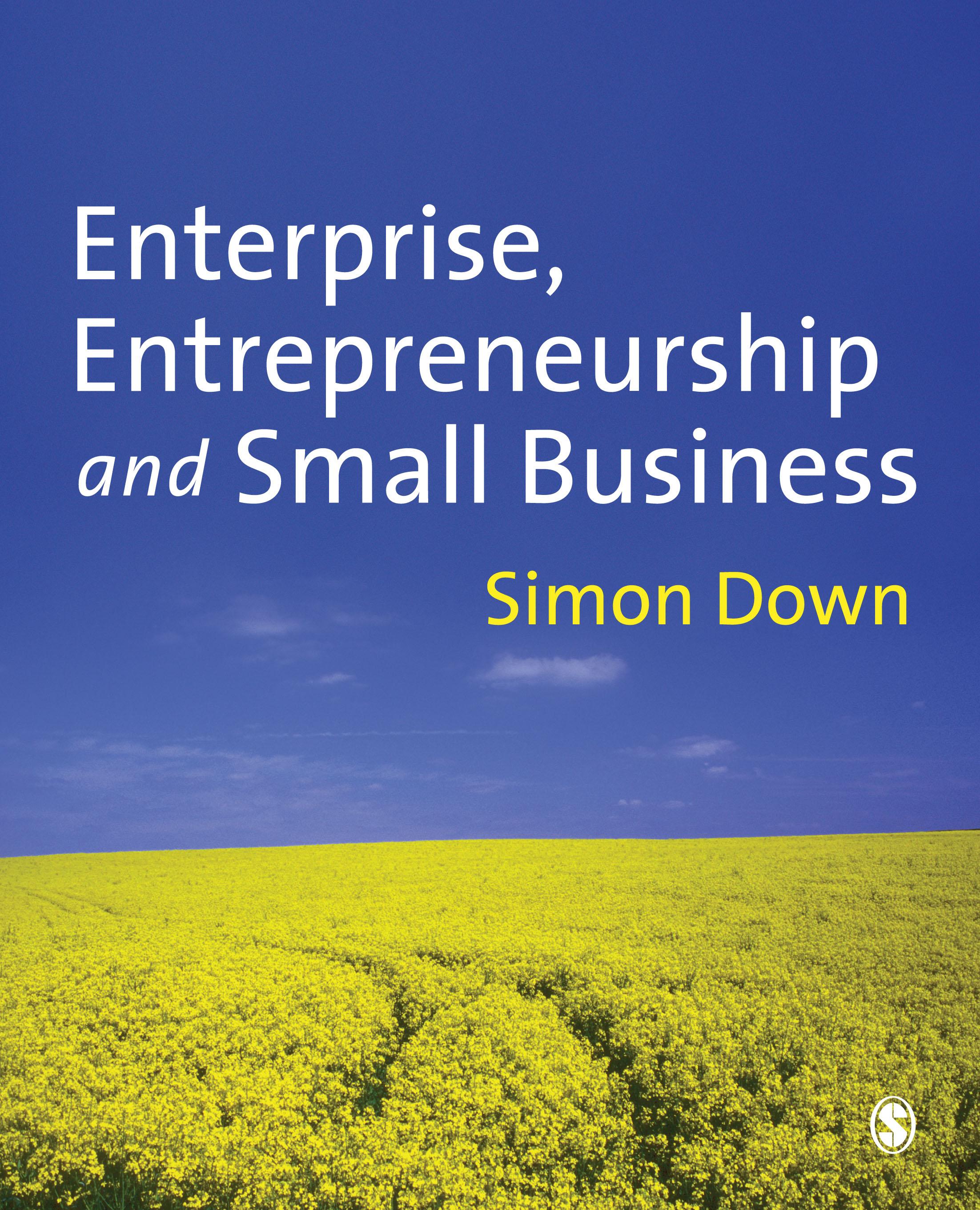 Enterprise, Entrepreneurship and Small Business
