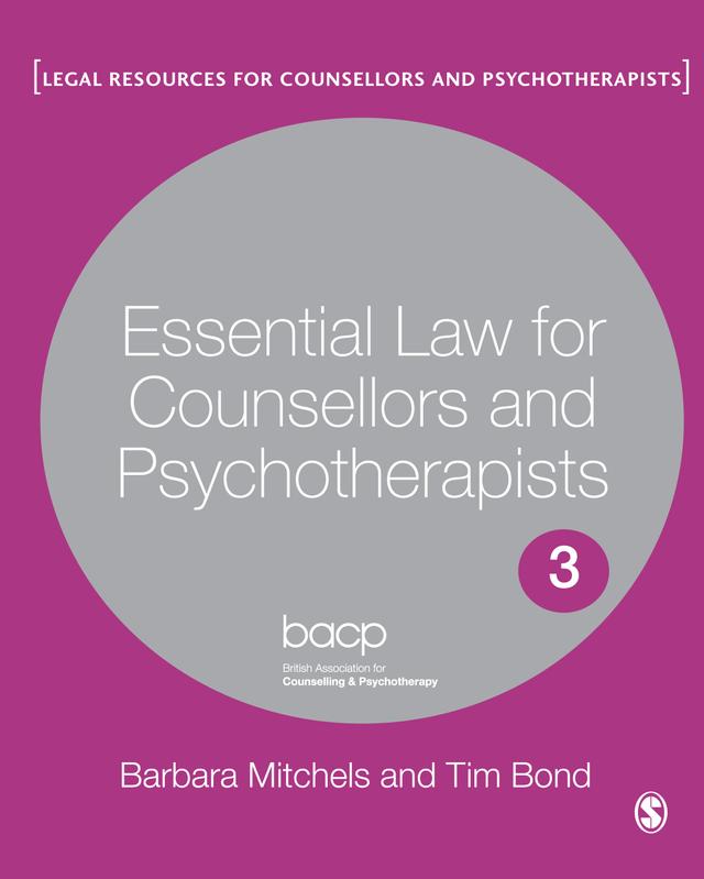 Essential Law for Counsellors and Psychotherapists by Barbara Mitchels