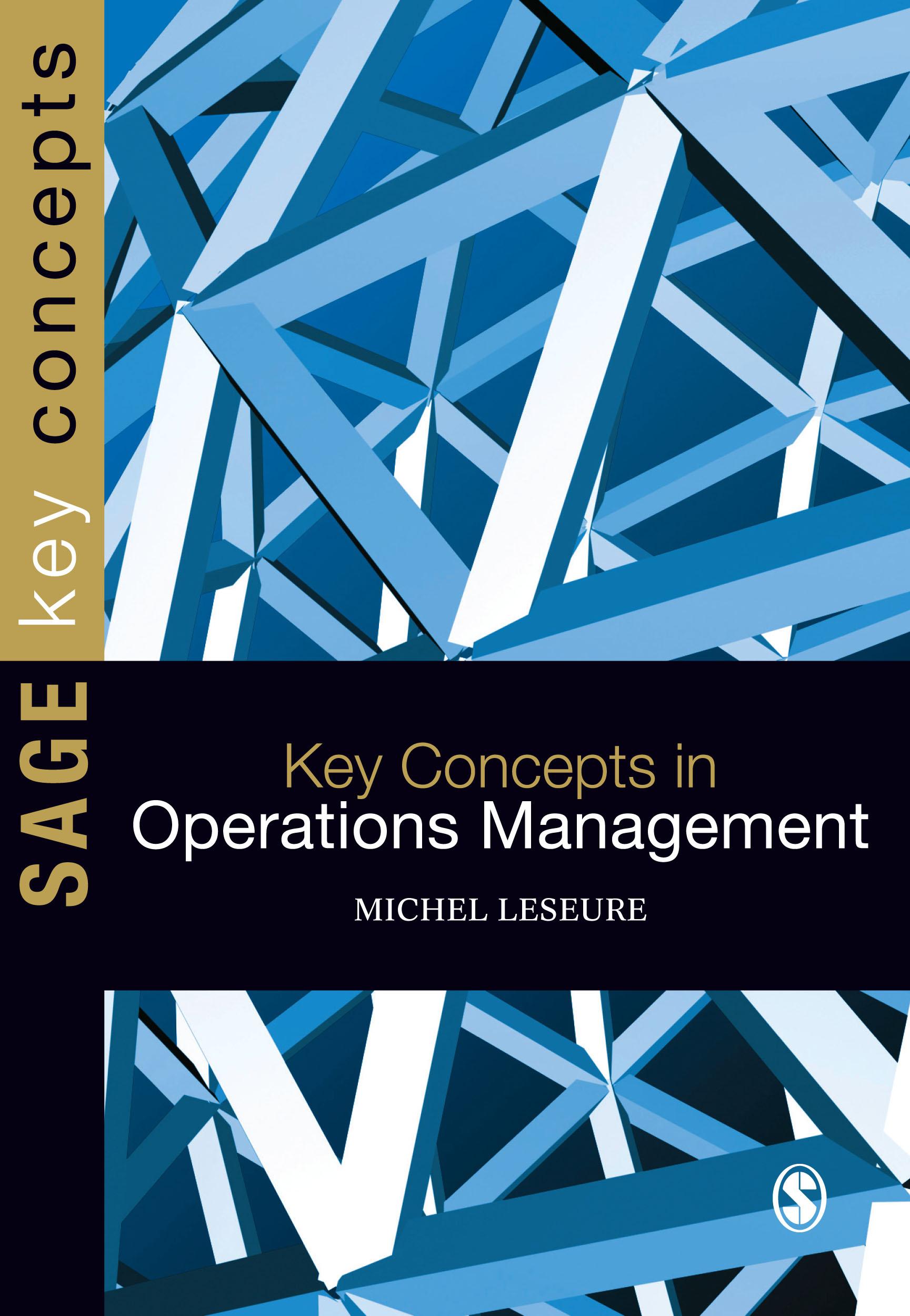 Key Concepts in Operations Management