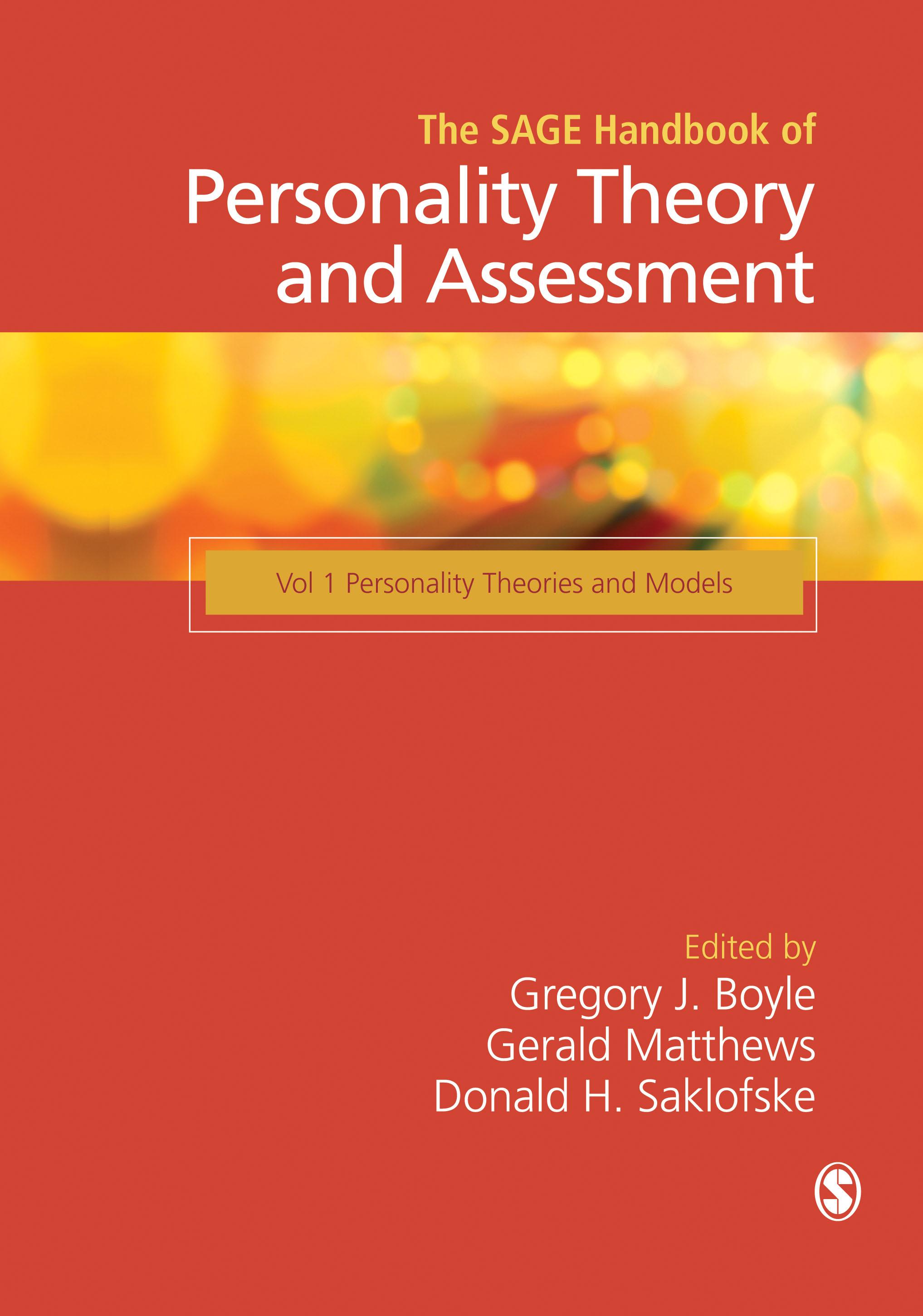 The SAGE Handbook of Personality Theory and Assessment