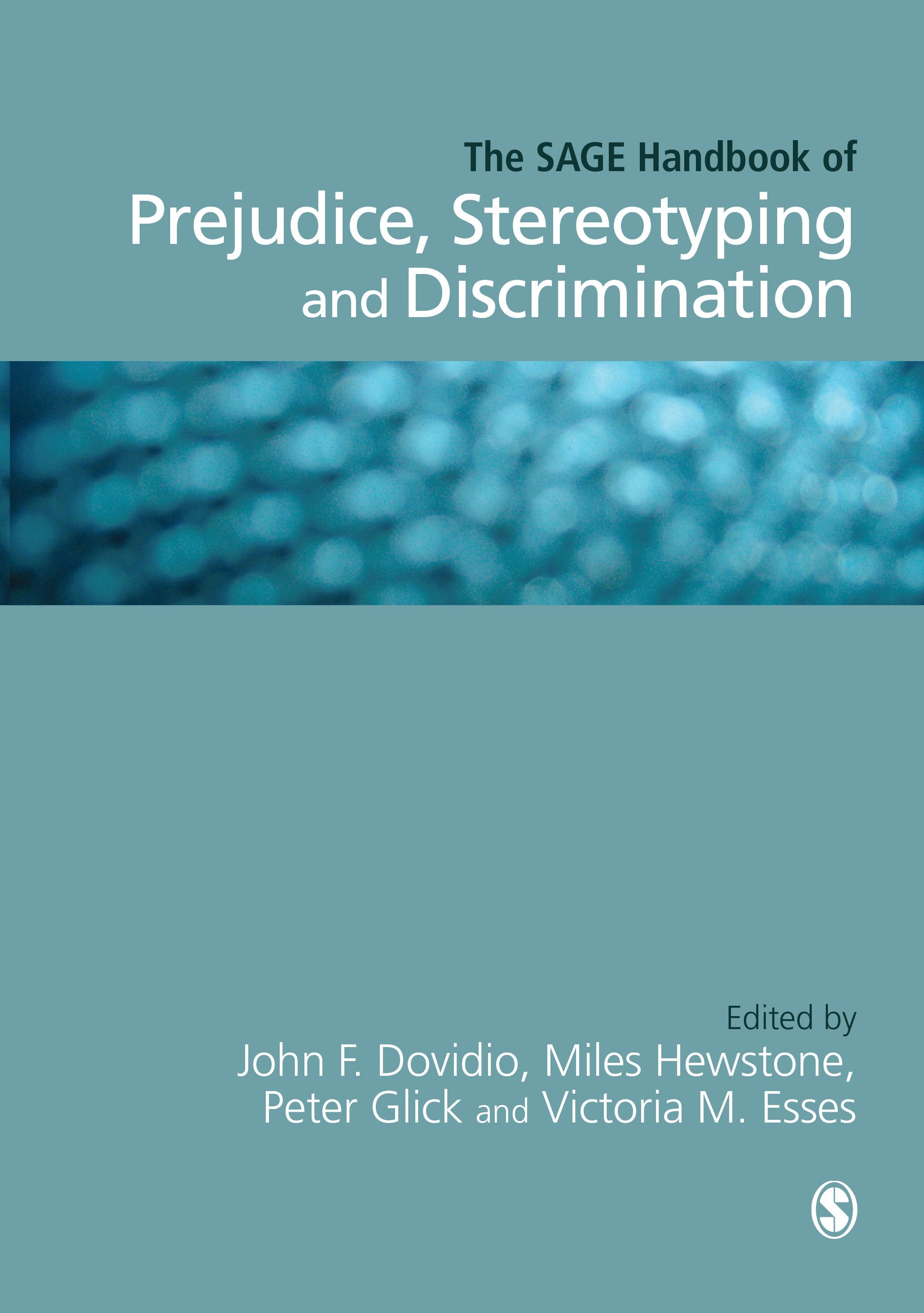 The SAGE Handbook of Prejudice, Stereotyping and Discrimination