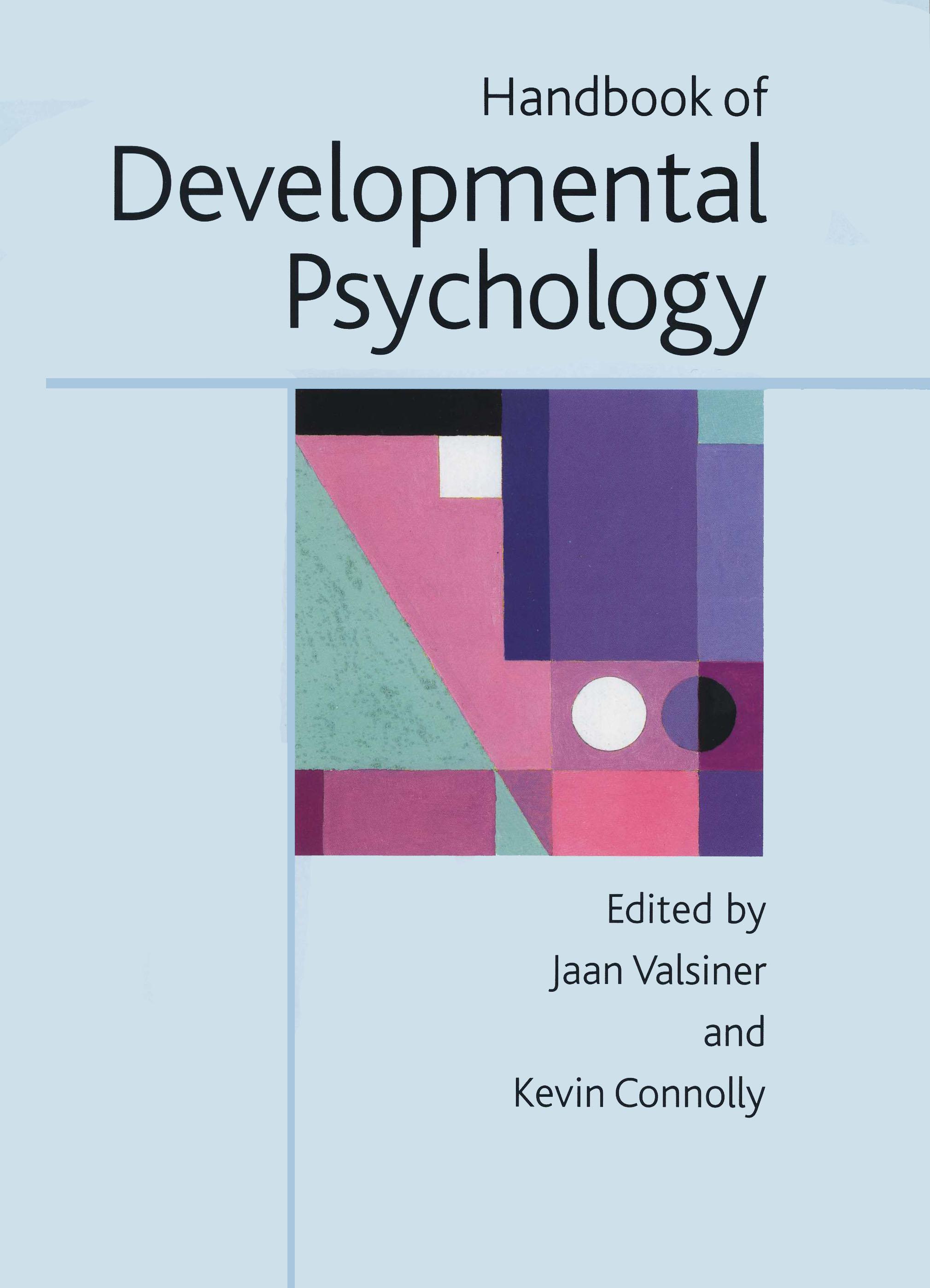 Handbook of Developmental Psychology