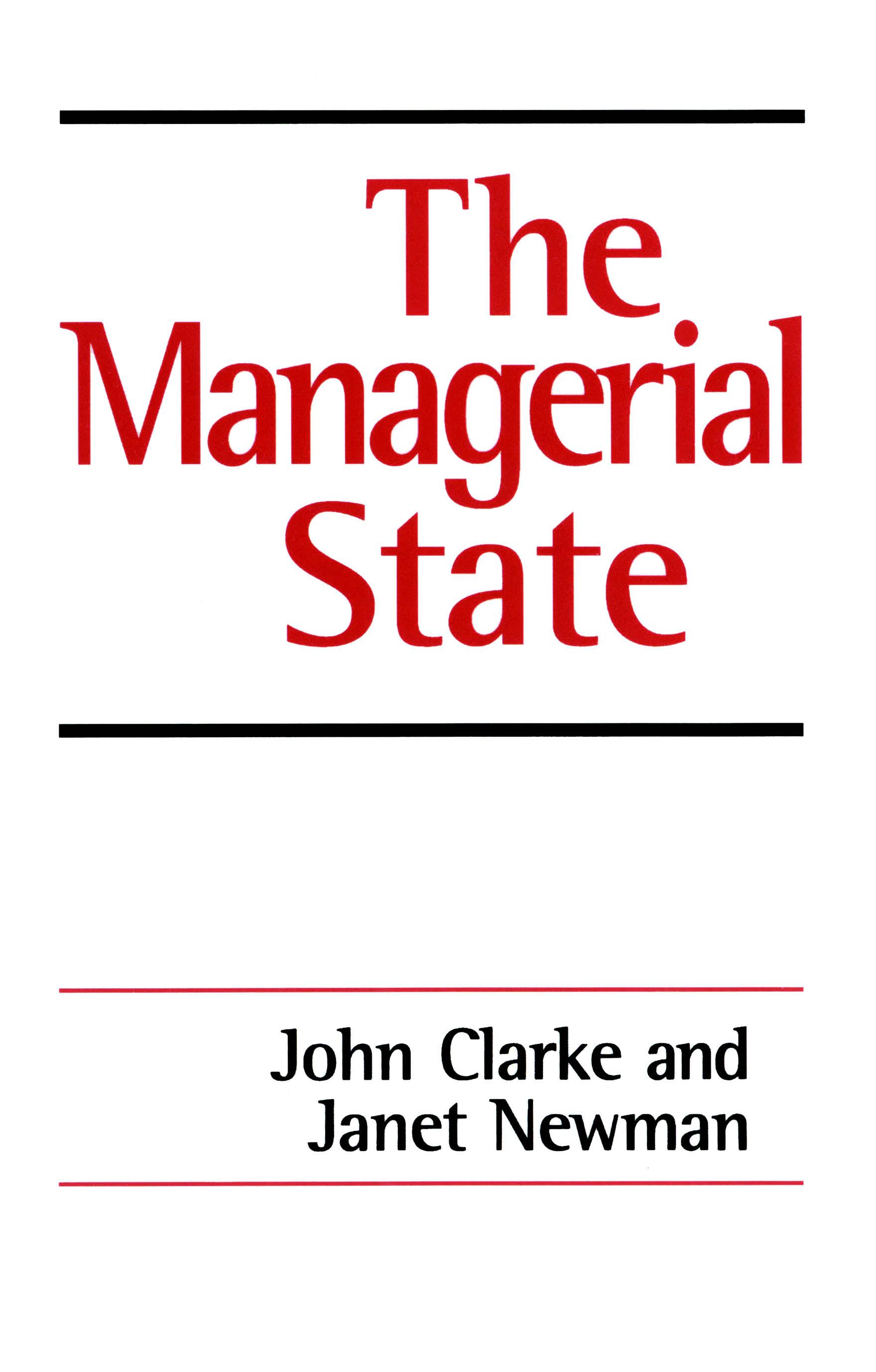 The Managerial State
