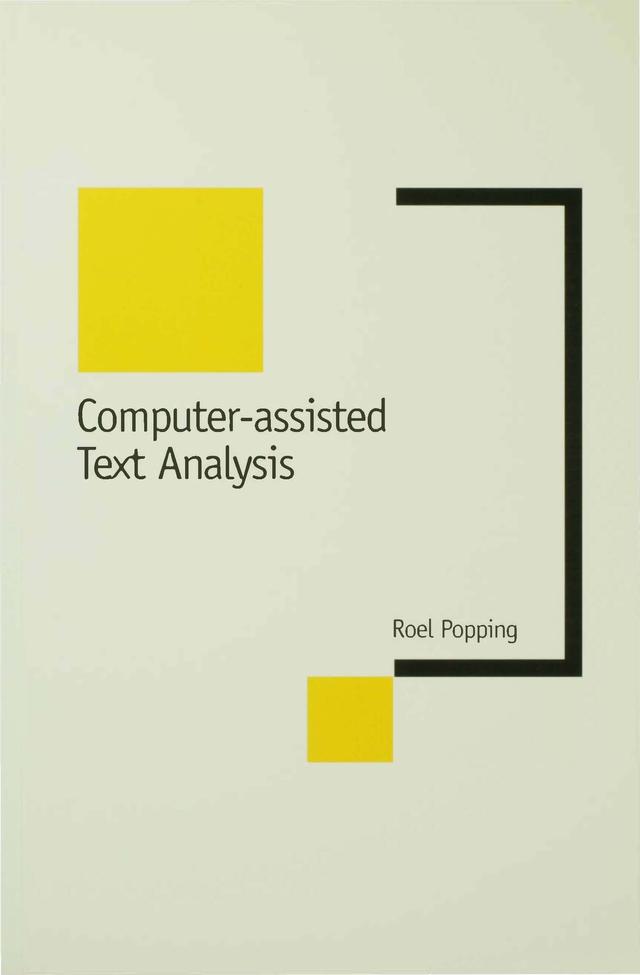 Computer-Assisted Text Analysis by Roel Popping