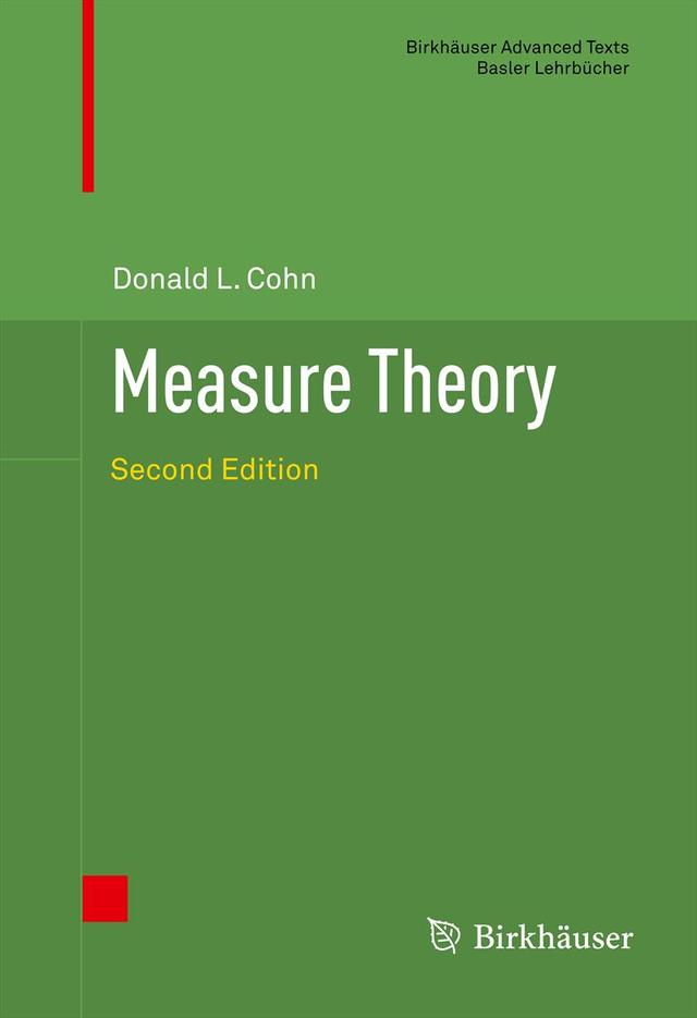 Measure Theory by Donald L. Cohn
