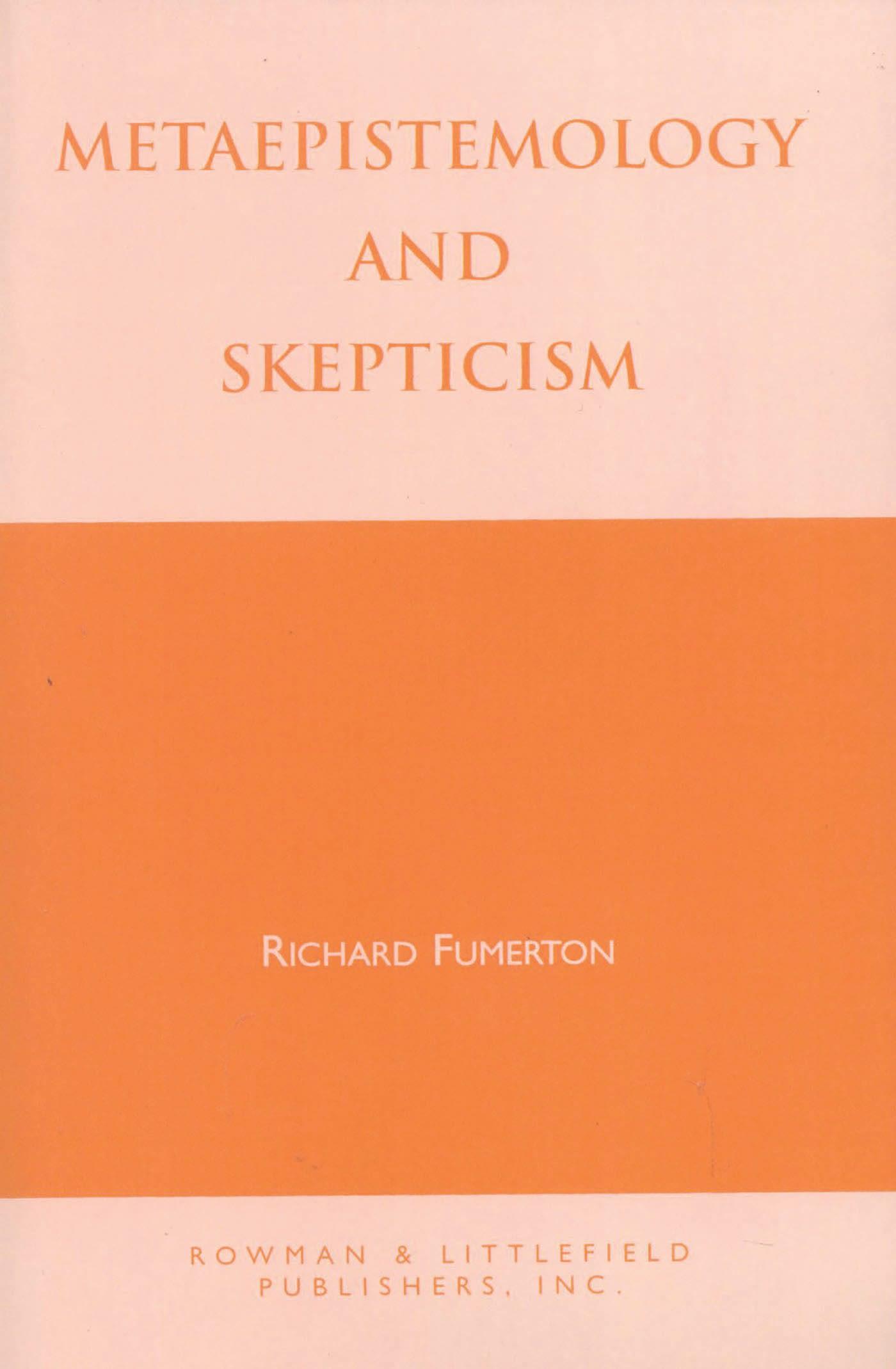 Metaepistemology and Skepticism