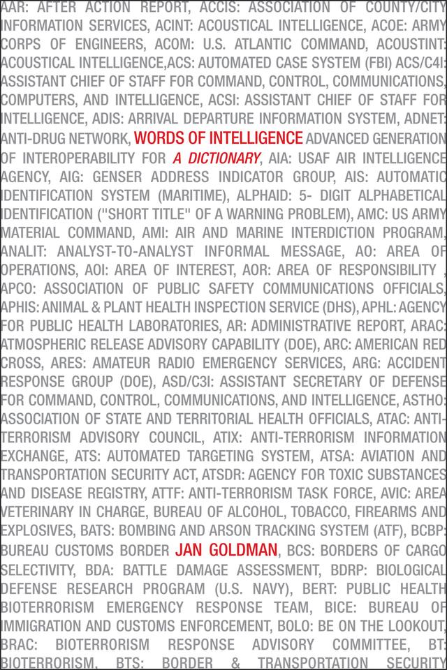 Words of Intelligence by Jan Goldman