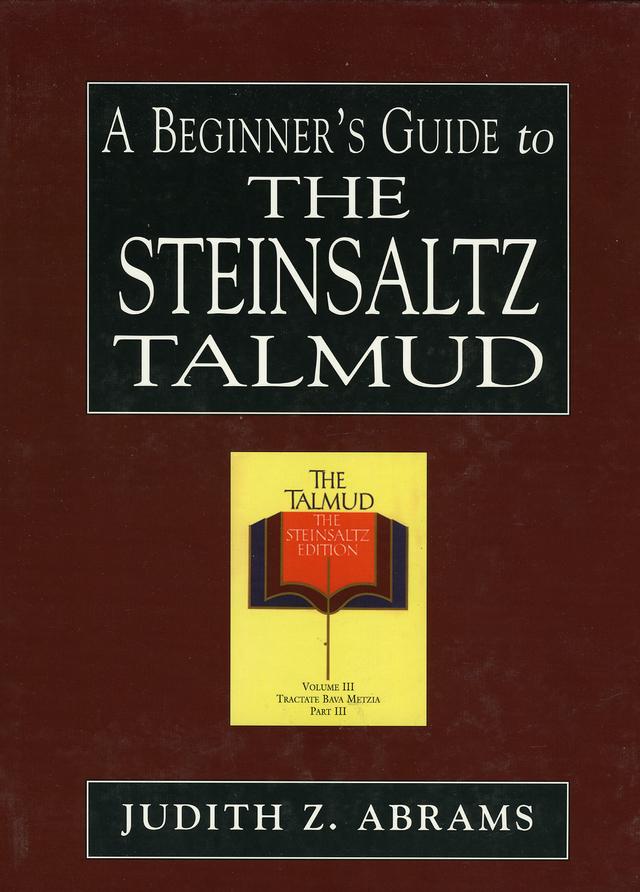 A Beginner's Guide to the Steinsaltz Talmud by Judith Z. Abrams