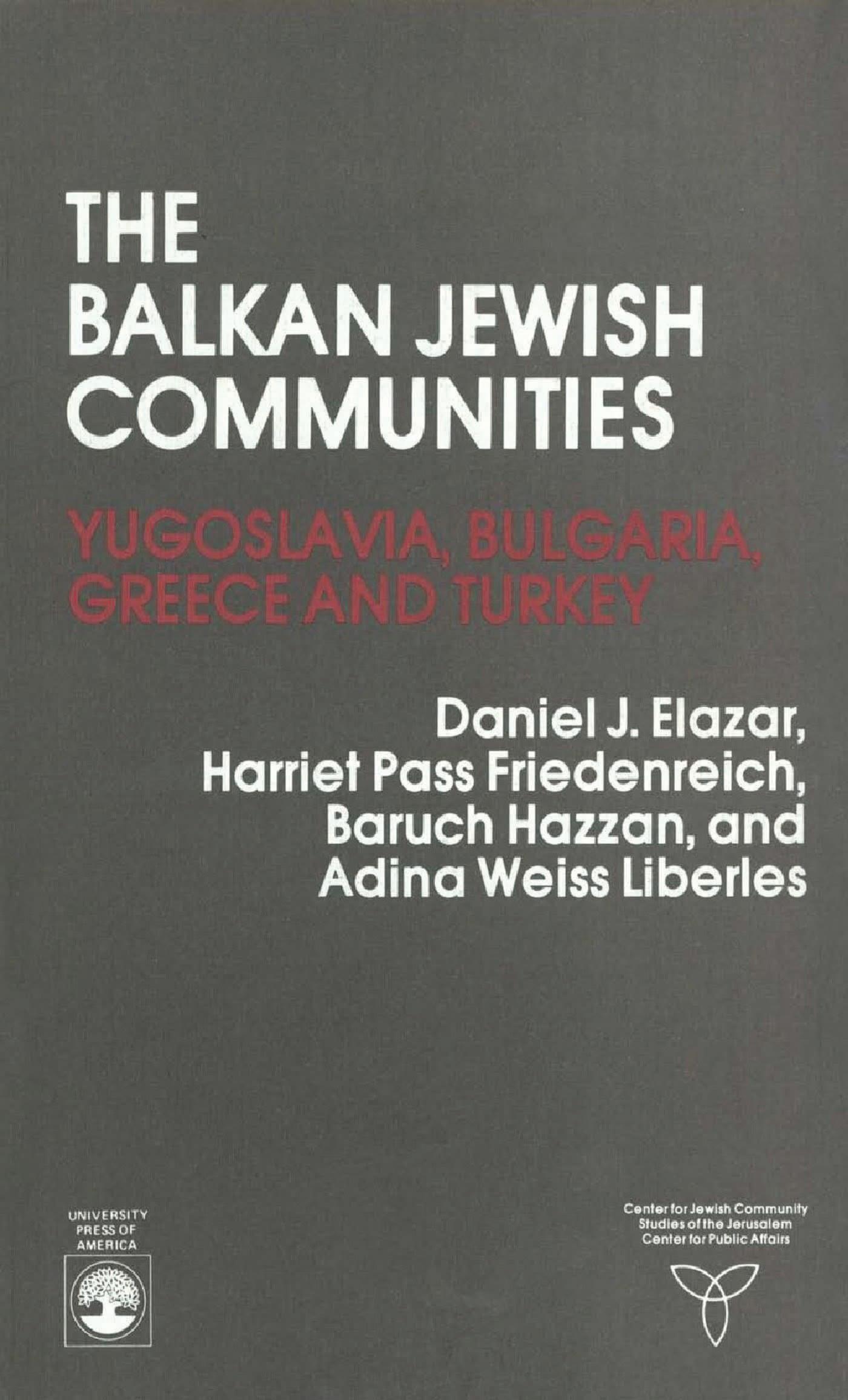 The Balkan Jewish Communities