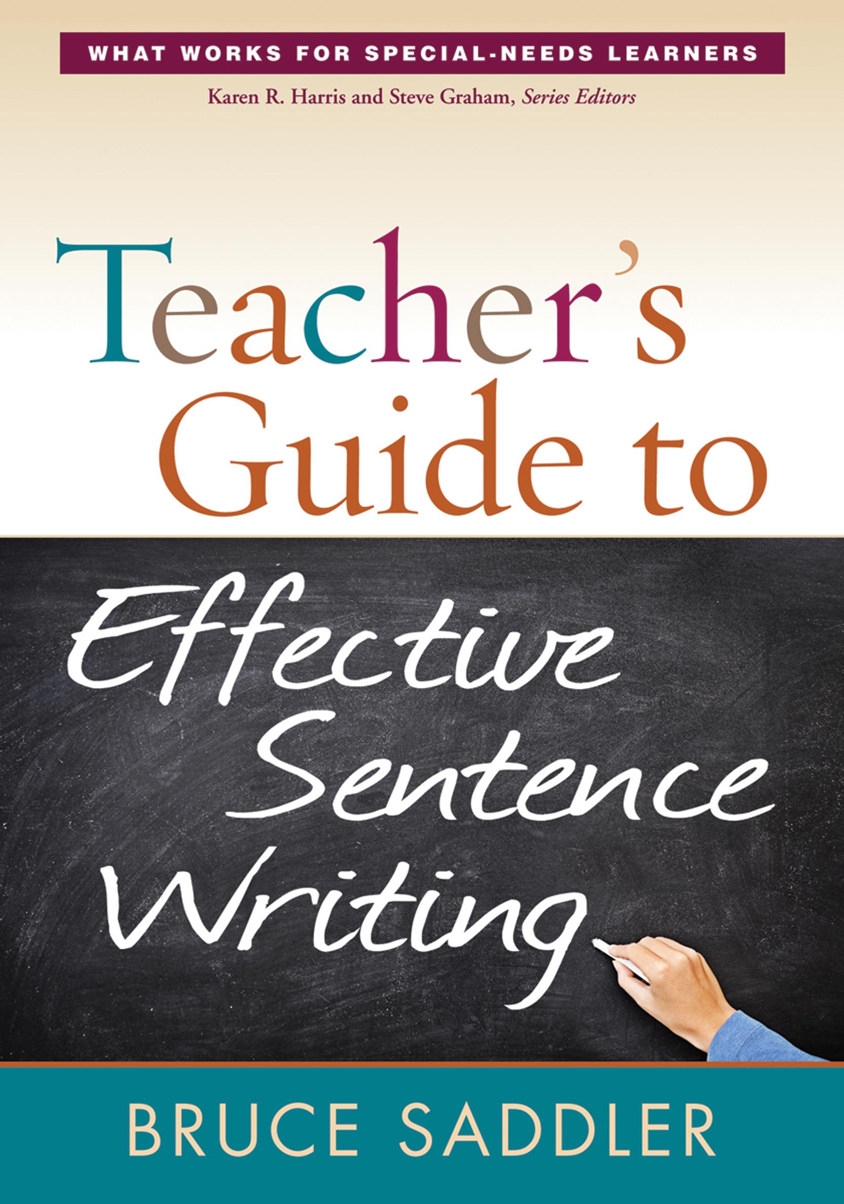 Teacher's Guide to Effective Sentence Writing