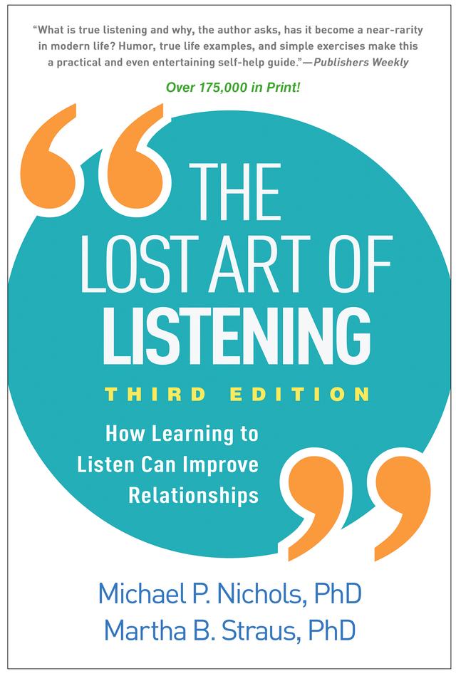 The Lost Art of Listening by Martha B. Straus, Michael P. Nichols