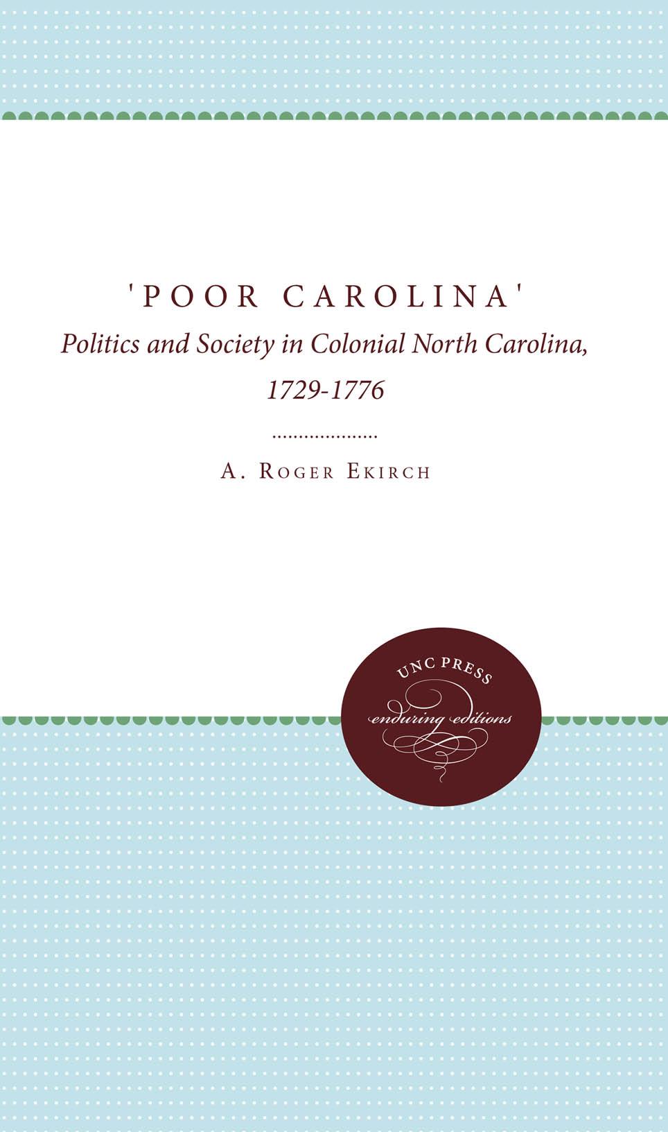 'Poor Carolina'